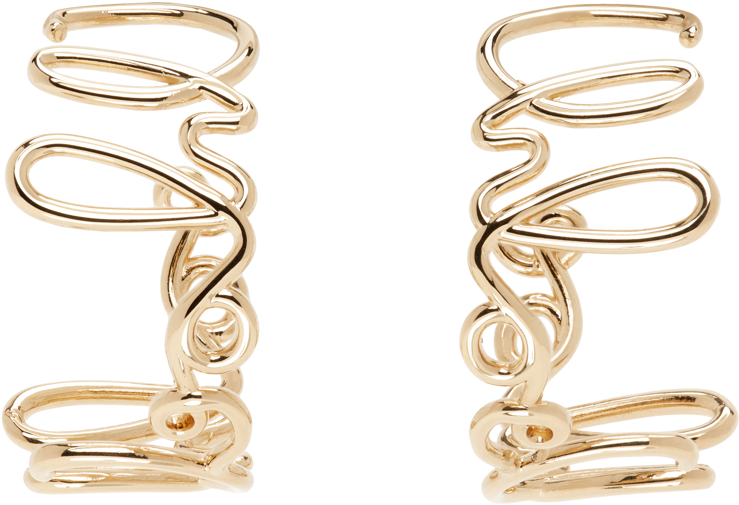 Chloé Gold 'The Chloé Iconic Hoop' Earrings