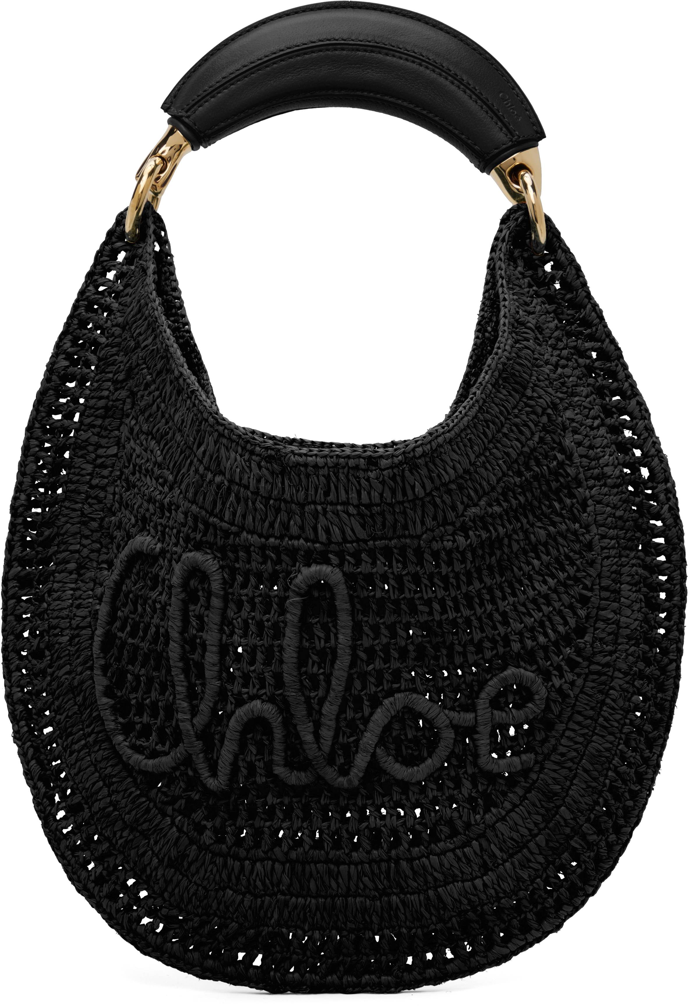 Chloé Black Made For A Woman Edition Summer Banana Bag In 001 Black