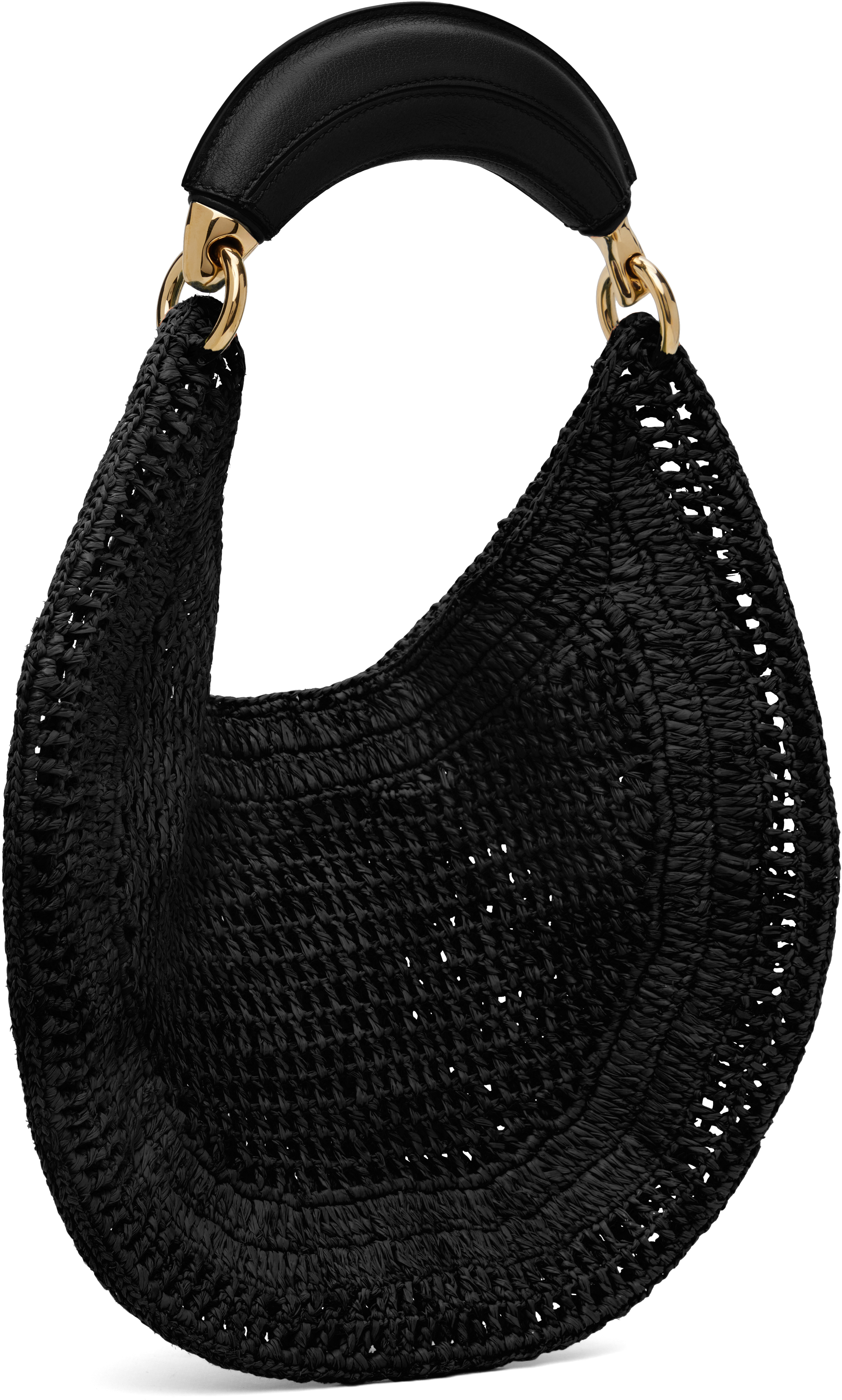Chloé Black Made For A Woman Edition Summer Banana Bag In 001 Black