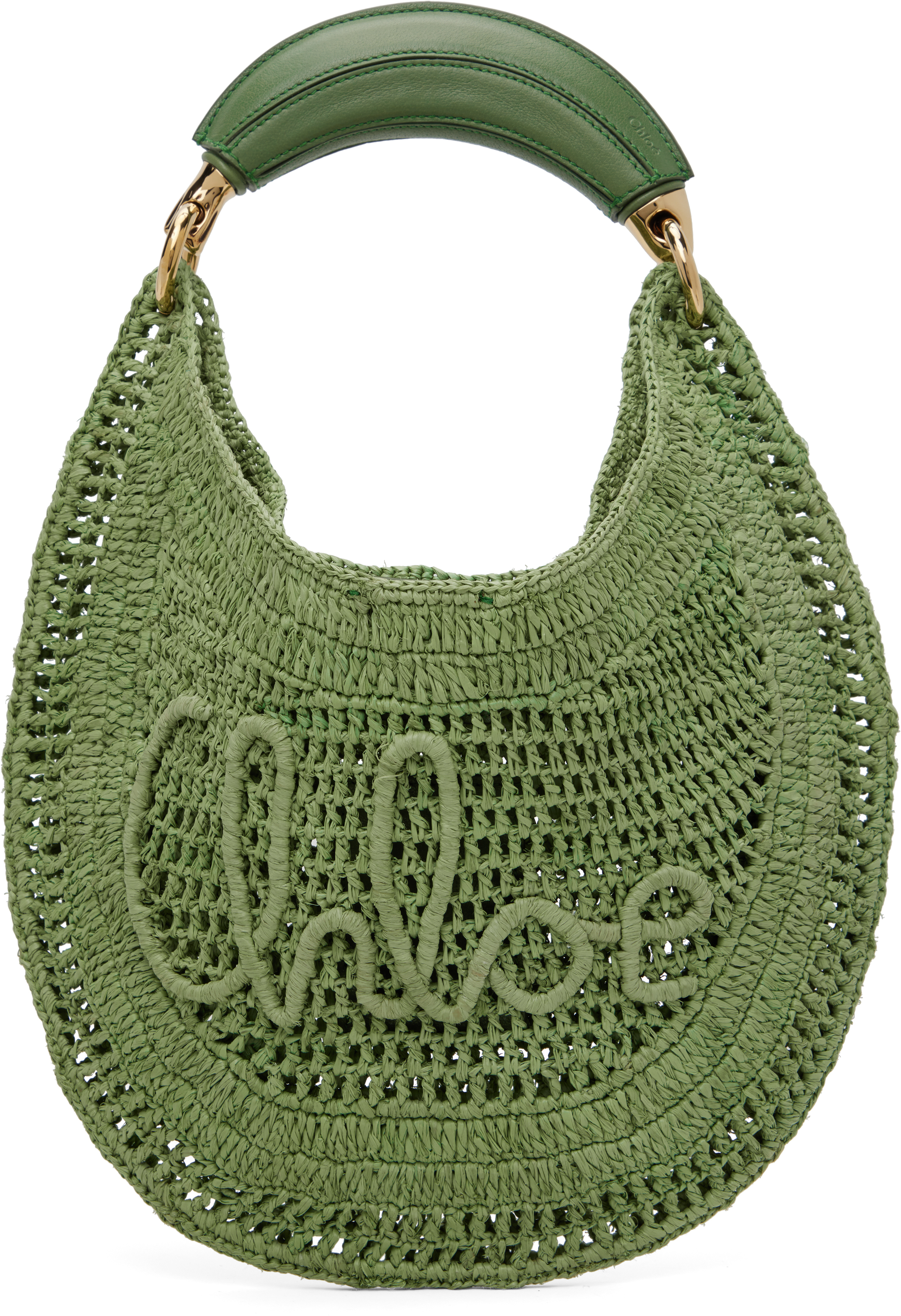 Chloé: Green Made For A Woman Edition Summer Banana Bag | SSENSE