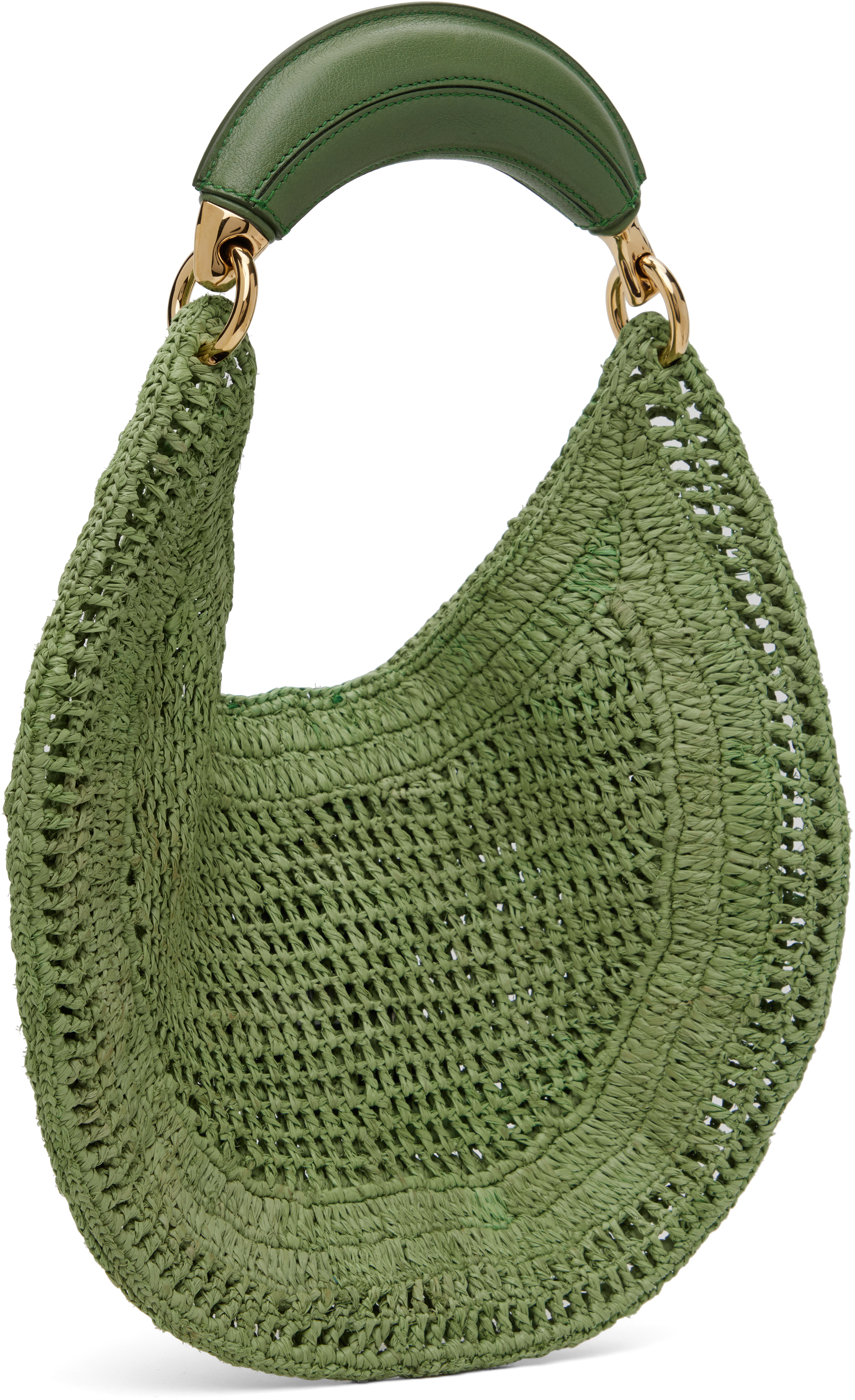 Chloé Green Made For A Woman Edition Summer Banana Bag In 38m Tea Leaf Green