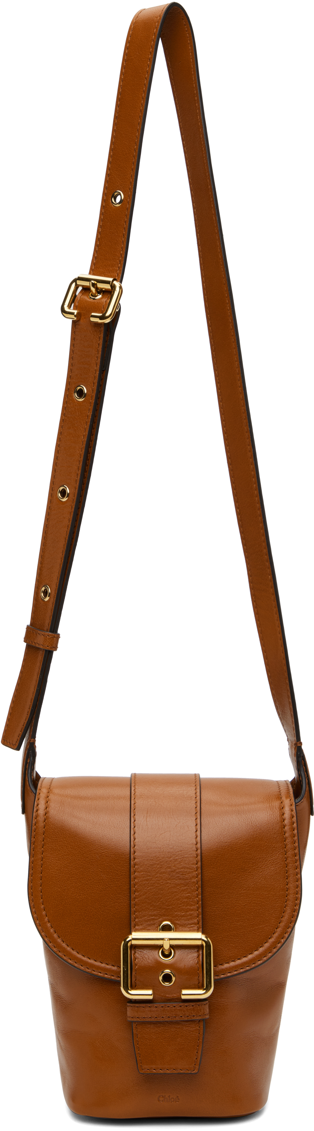 Shop Chloé Tan Mini Camera Bag In 26m Clay Brown