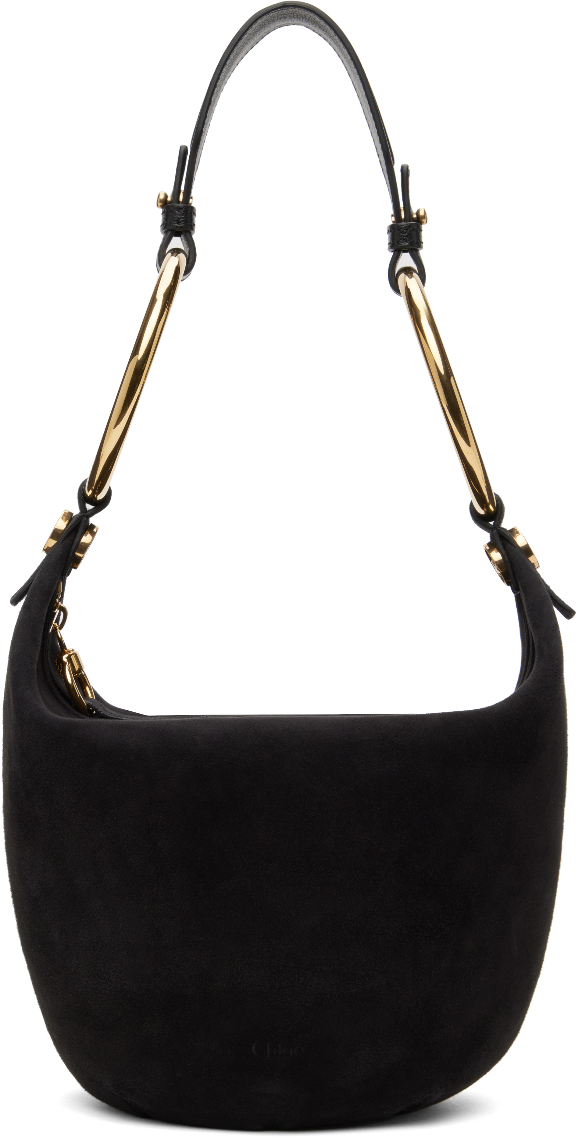 【関税＆送料込み】ChloAC Small Bracelet Bag Chloé: Black Small Bracelet Bag | SSENSE