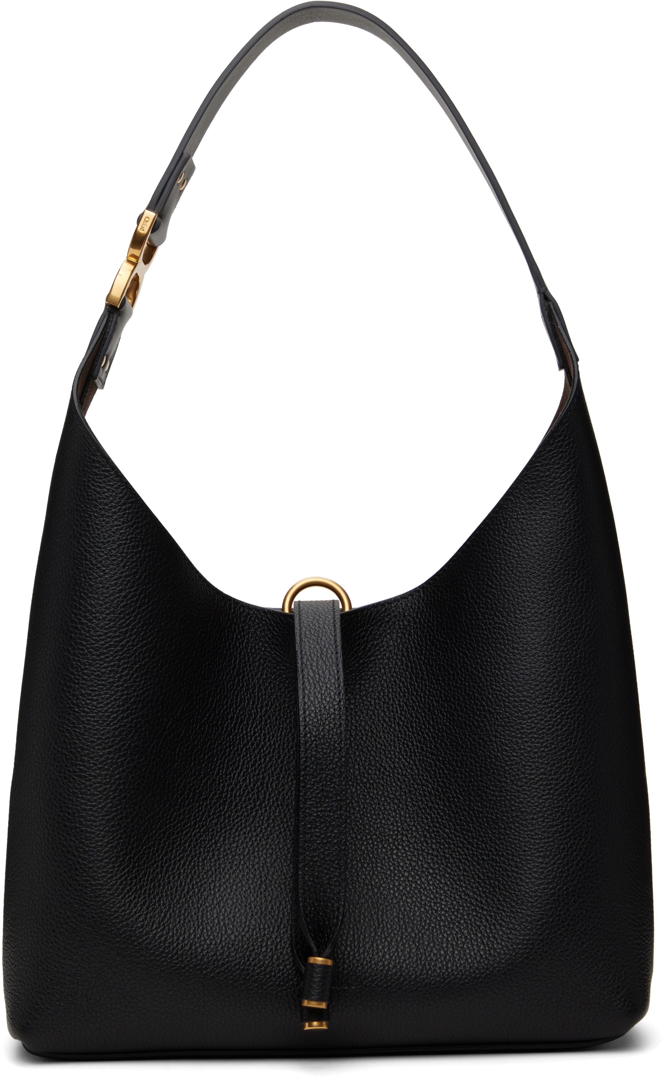 Chloé: Black Small Marcie Tote | SSENSE