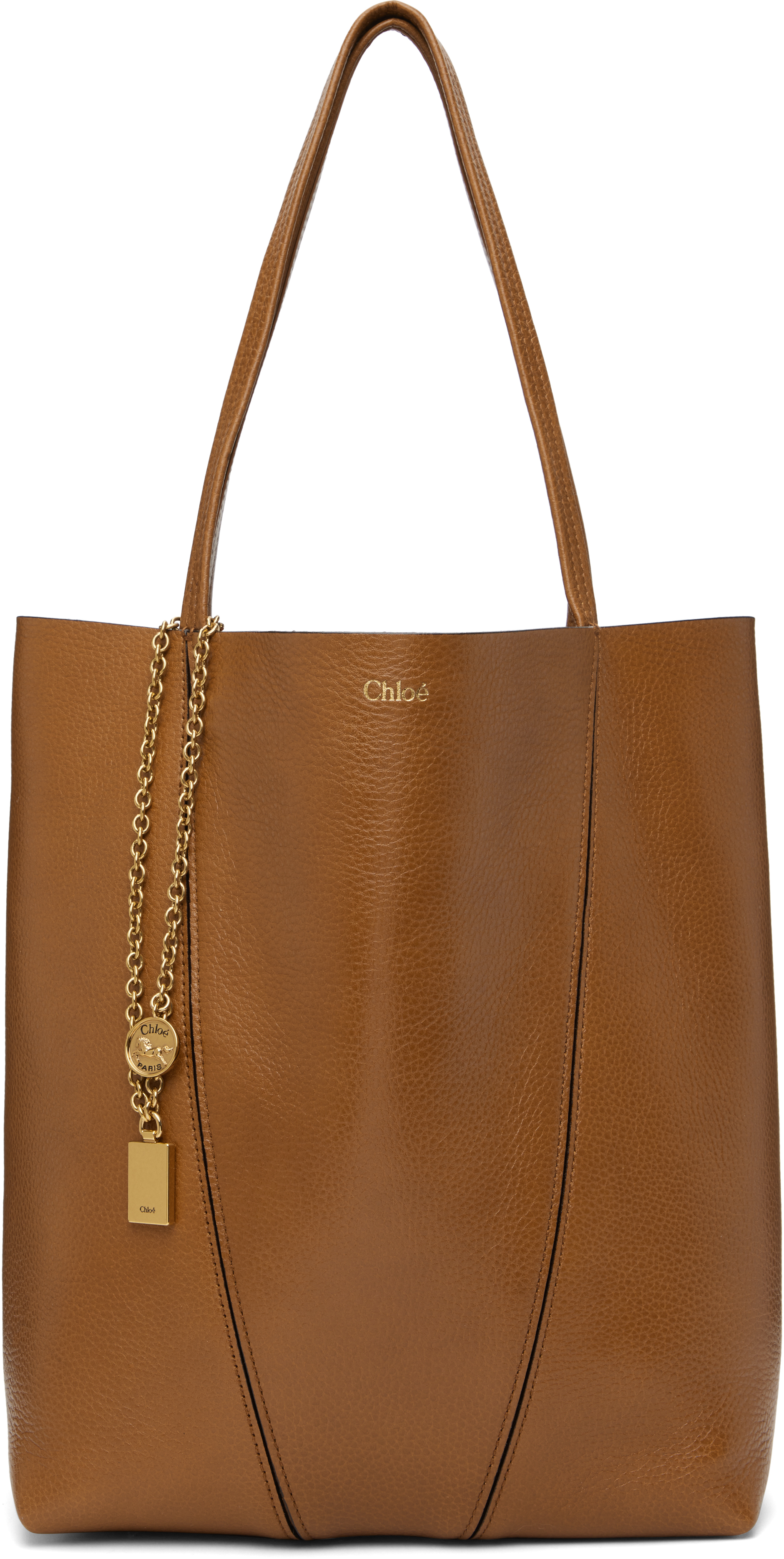 Chloé Brown 'Chloé Spin' Tote