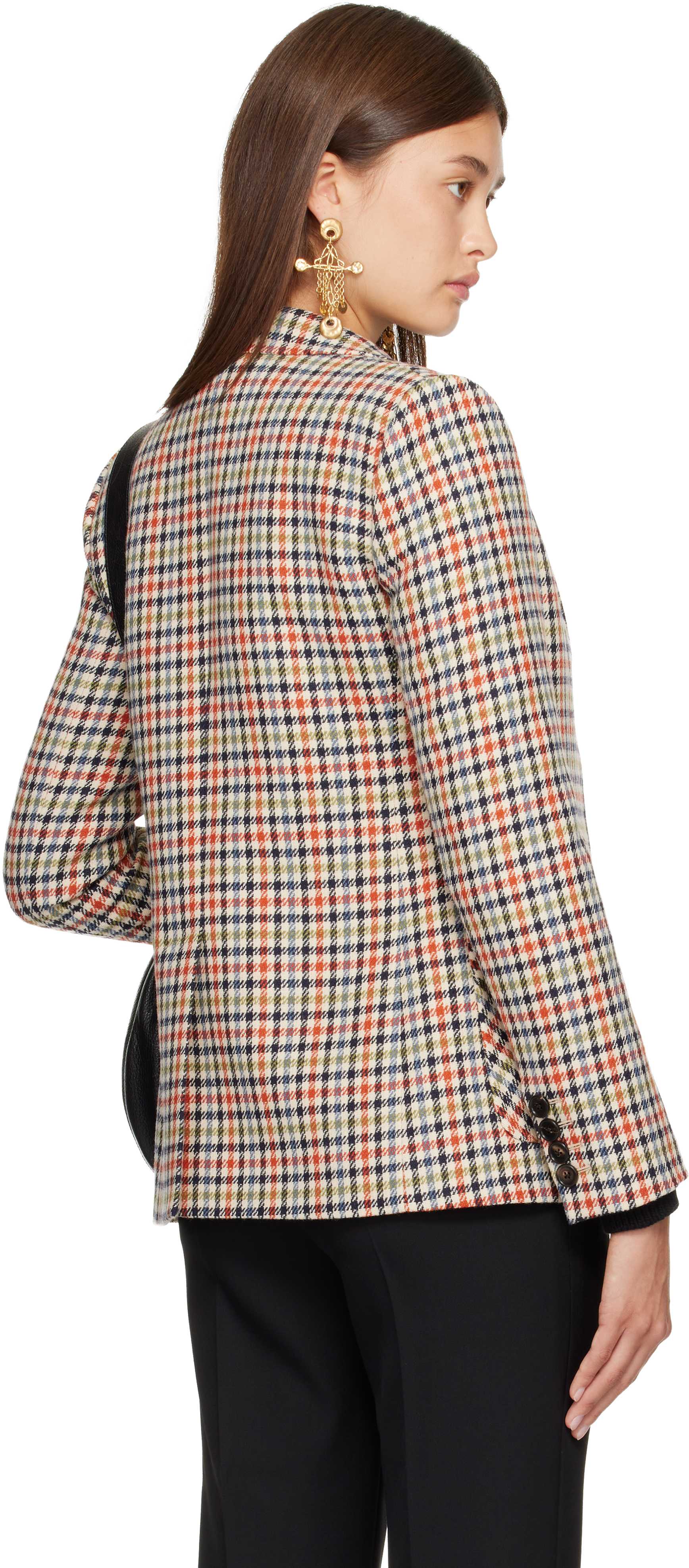 Chloé Multicolor Wool Blazer In Multi