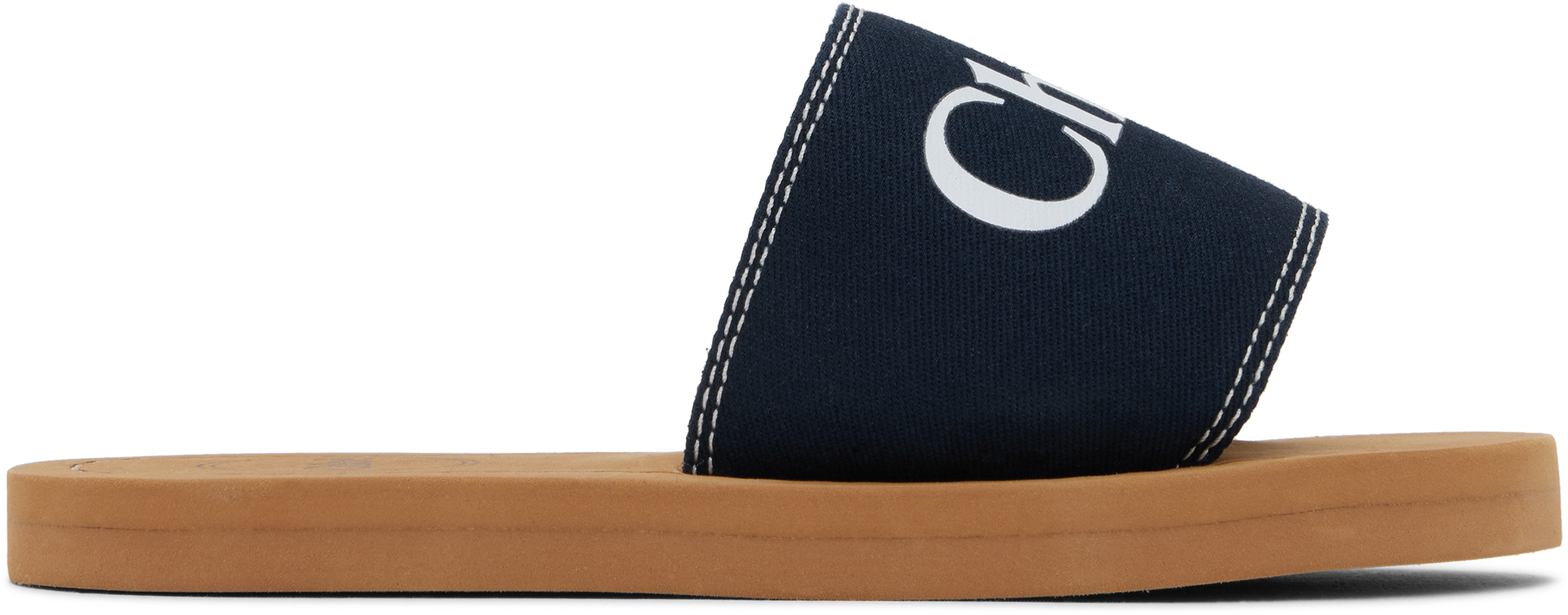 Chloé Kids Navy '' Slides In 859 Navy
