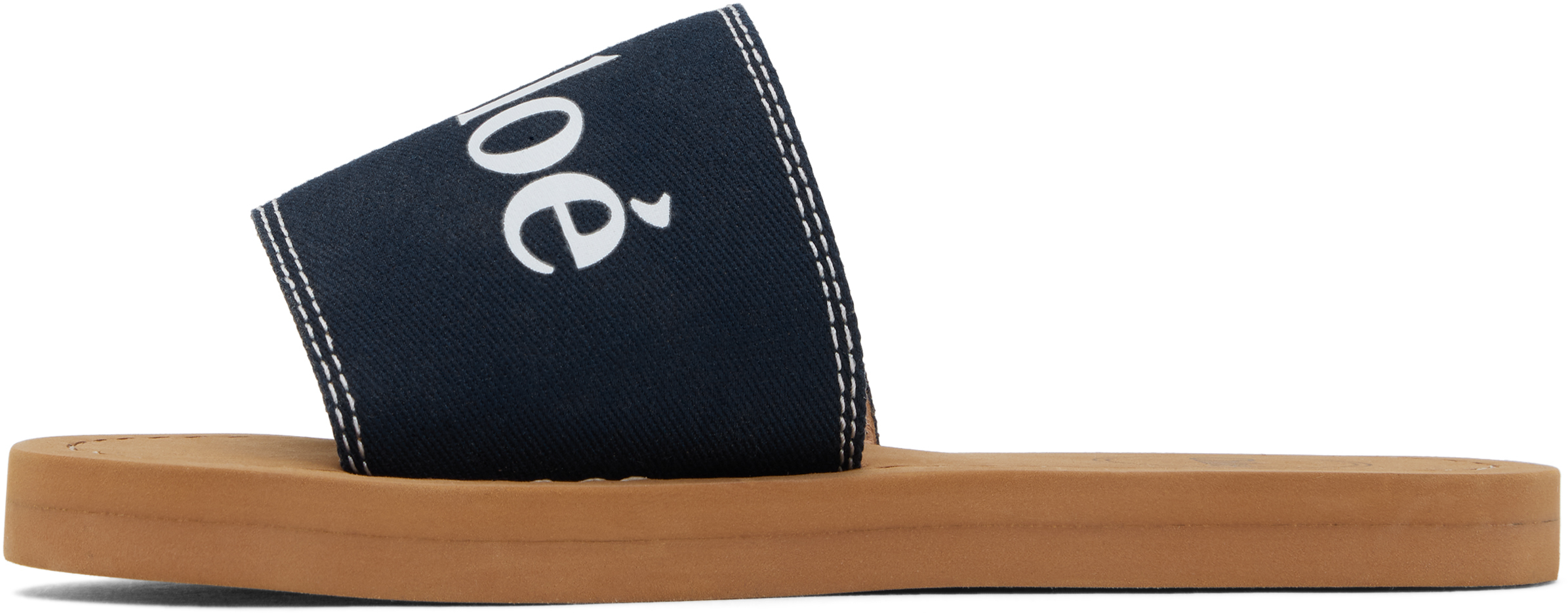 Chloé Kids Navy '' Slides In 859 Navy