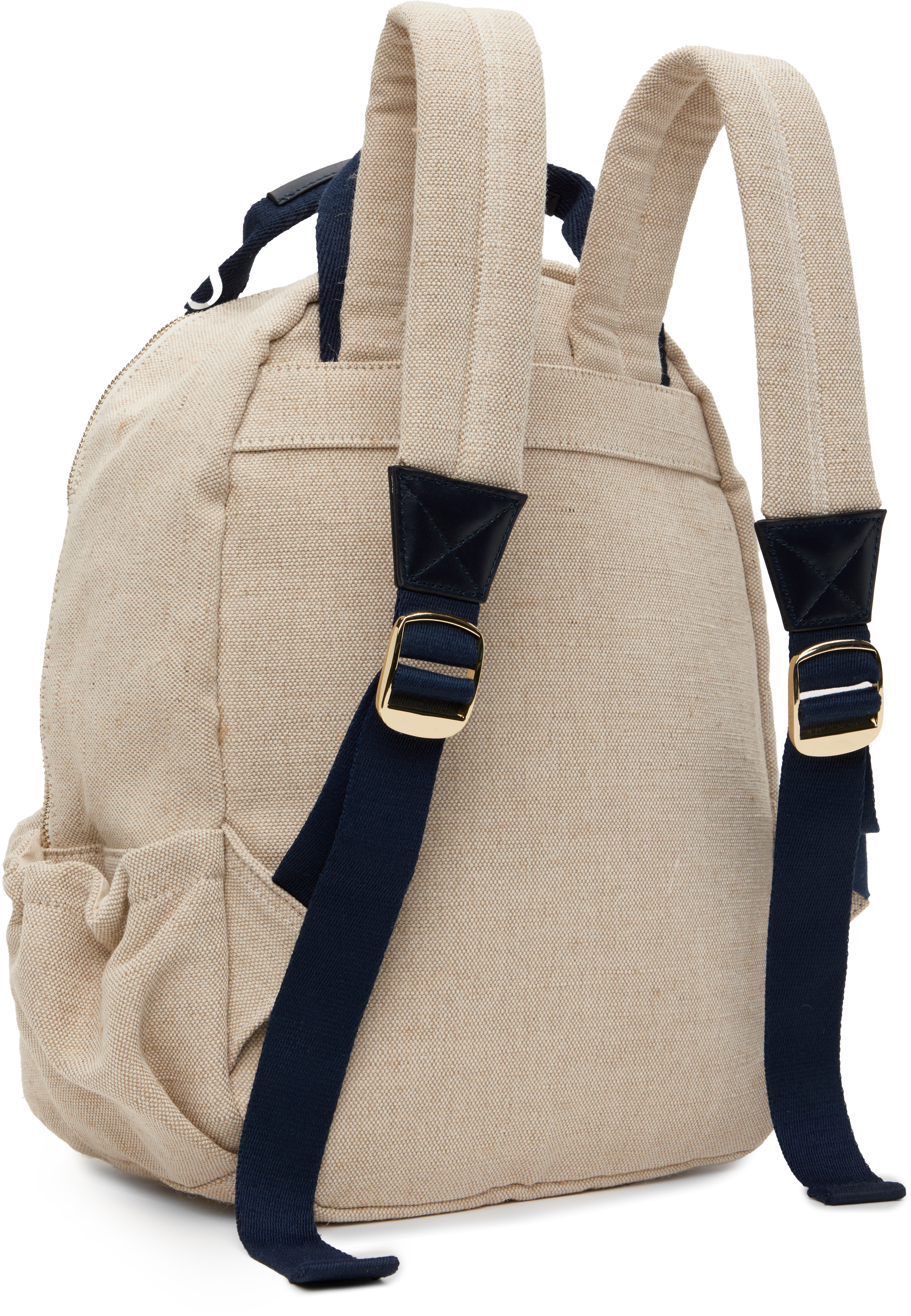 Chloé Kids Beige & Navy '' Backpack In Z40 Unique