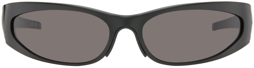 サングラス Balenciaga Black Aluminum Reverse Xpander 2.0 Sunglasses Black Reverse Xpander 2.0 Rectangle Sunglasses by Balenciaga