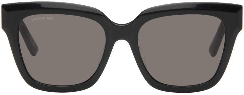 Black Square Acetate Sunglasses