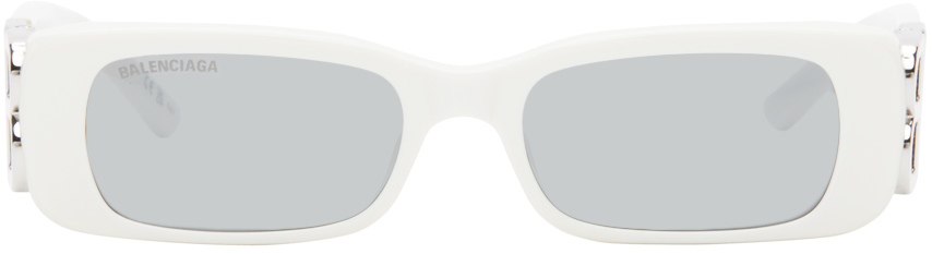 サングラス BALENCIAGA White acetate sunglasses (751432T0007 9000) Balenciaga Acetate Sunglasses | italist
