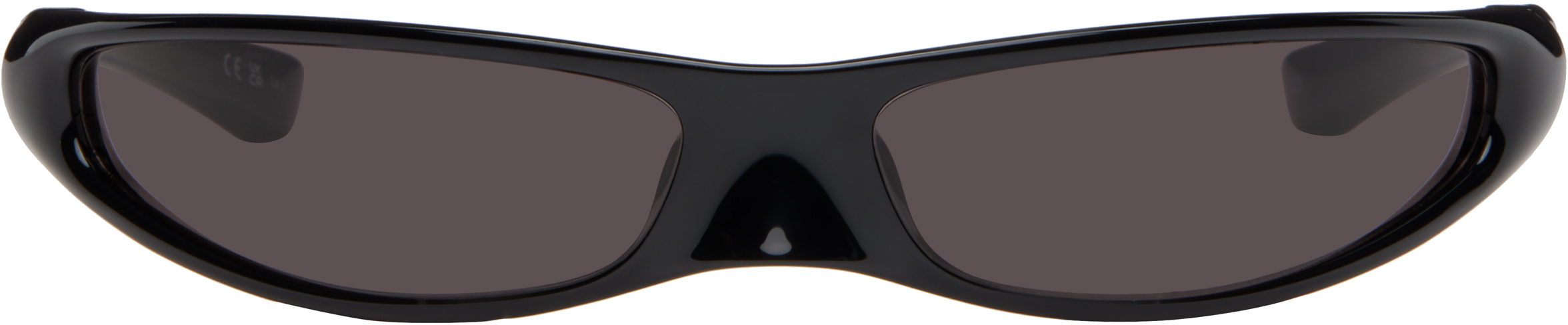 個性的♪【BALENCIAGA】 Avant Premier Thin サングラス SSENSE Exclusive Black Avant Premier Thin Sunglasses by