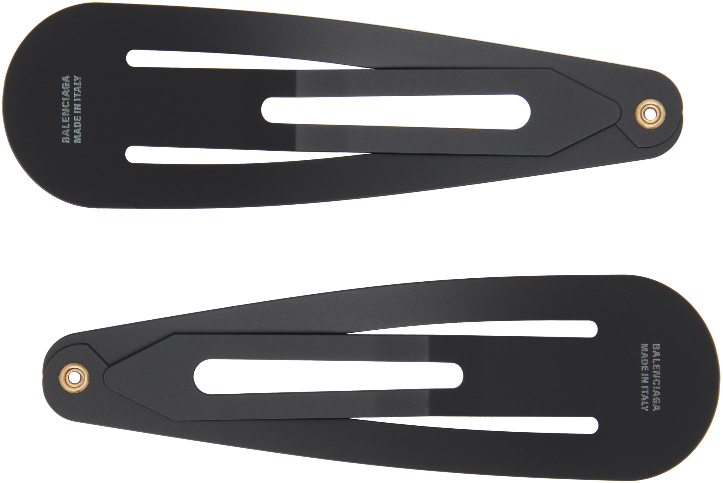 Balenciaga Black Holli Xxl Hair Clip Set
