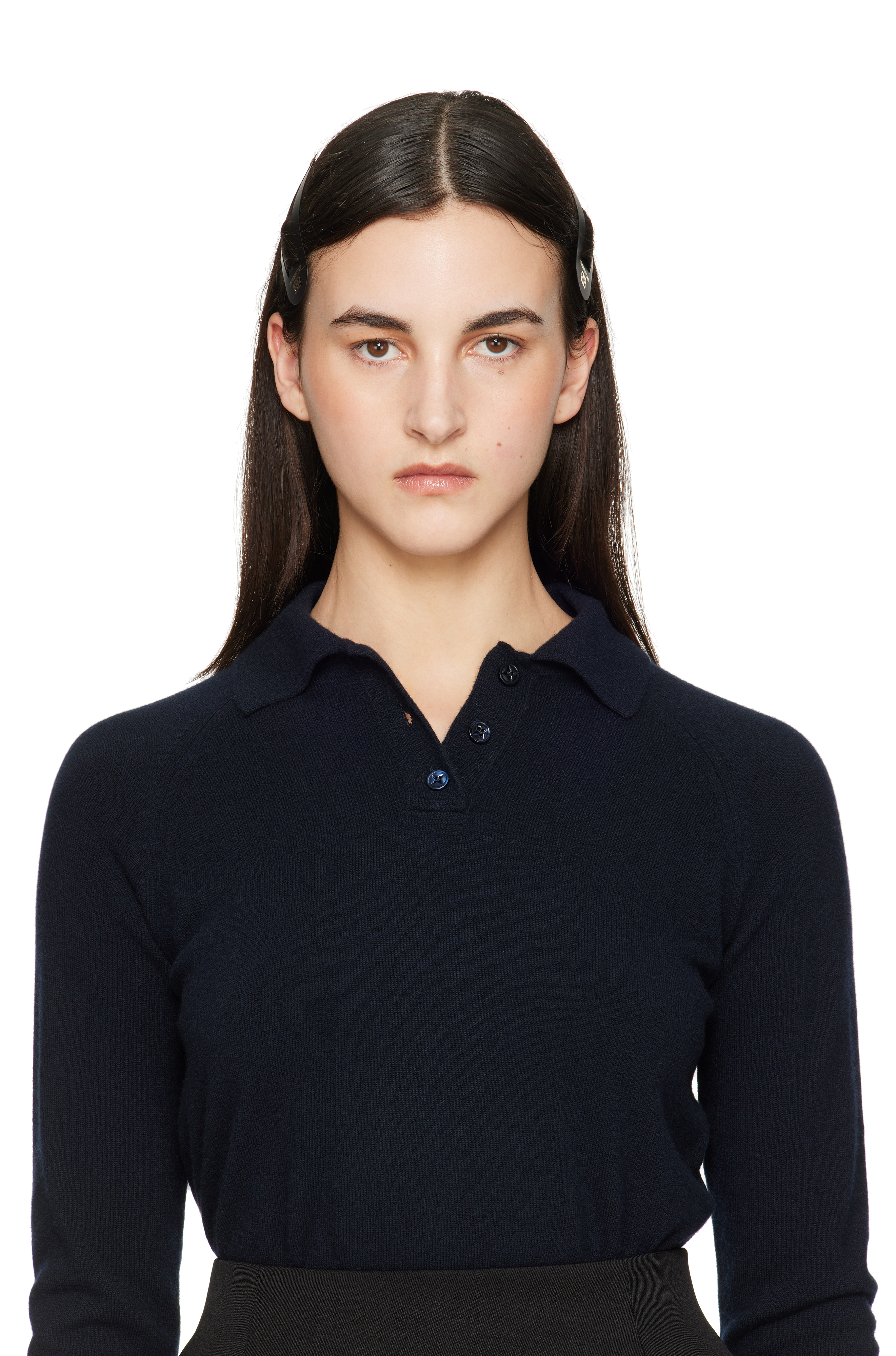 Balenciaga Black Holli Xxl Hair Clip Set