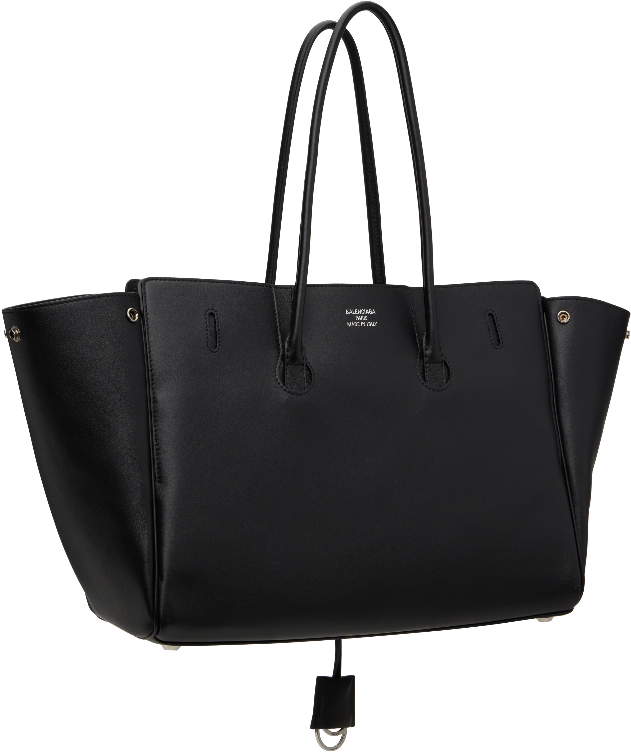 Balenciaga Black Bel Air Medium Carry All Bag In 1000 Black