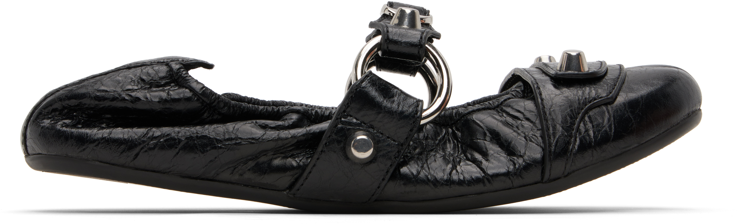 Black City Ballerina Flats