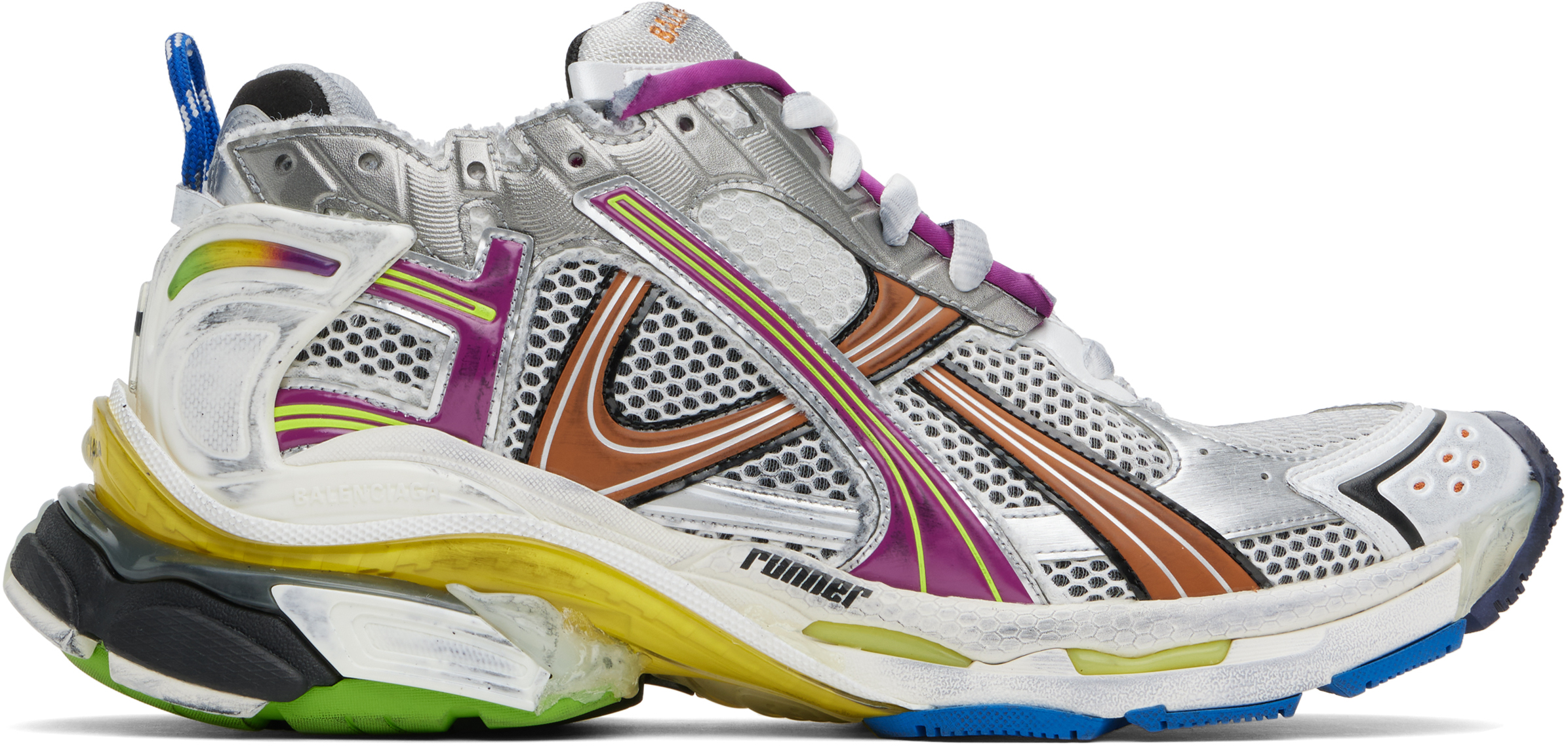BALENCIAGA MULTICOLOR RUNNER SNEAKERS