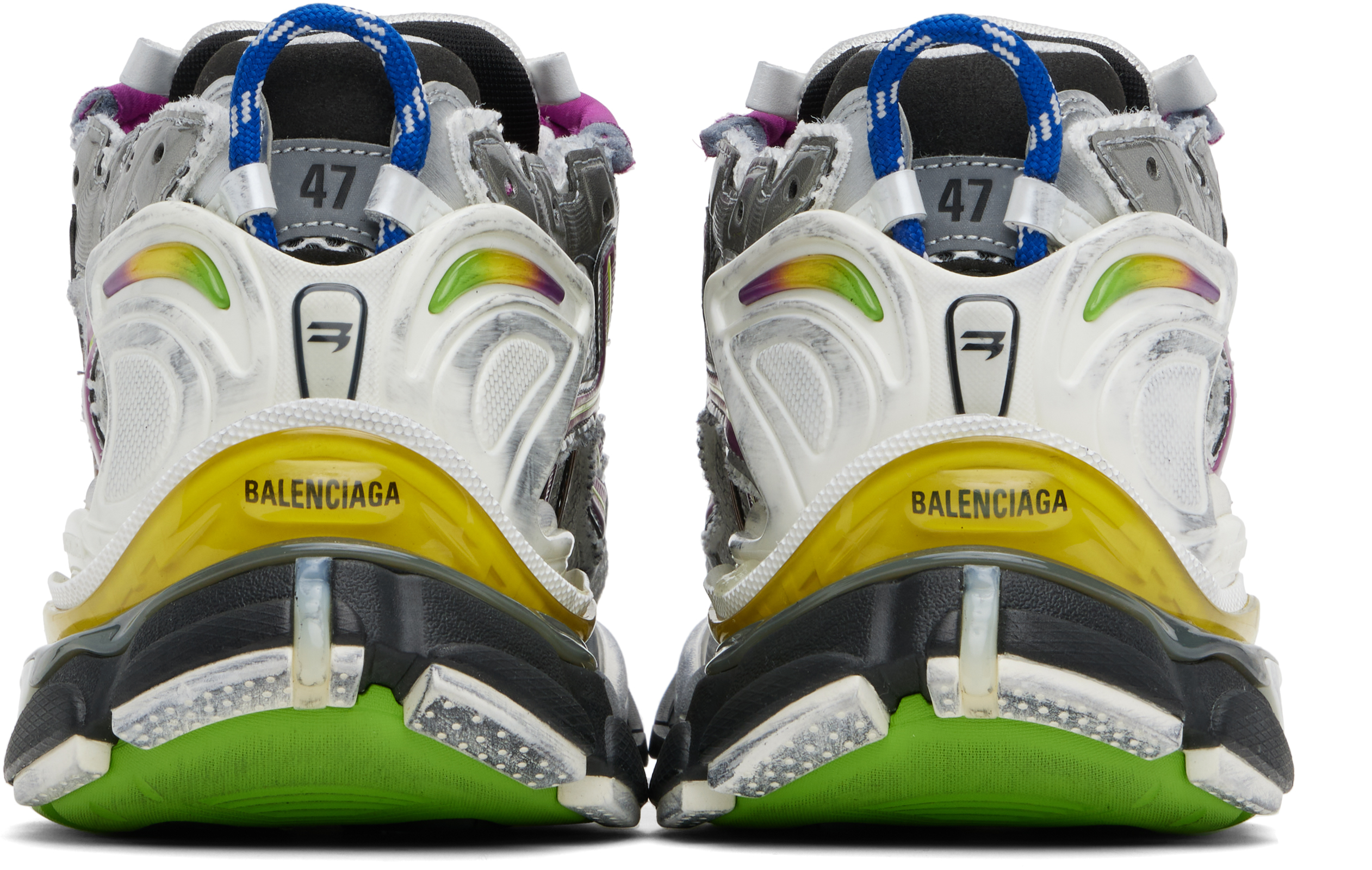 BALENCIAGA MULTICOLOR RUNNER SNEAKERS