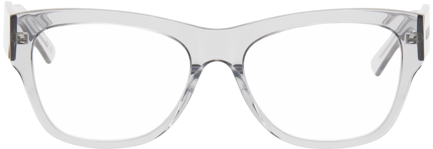 Gray Square Glasses