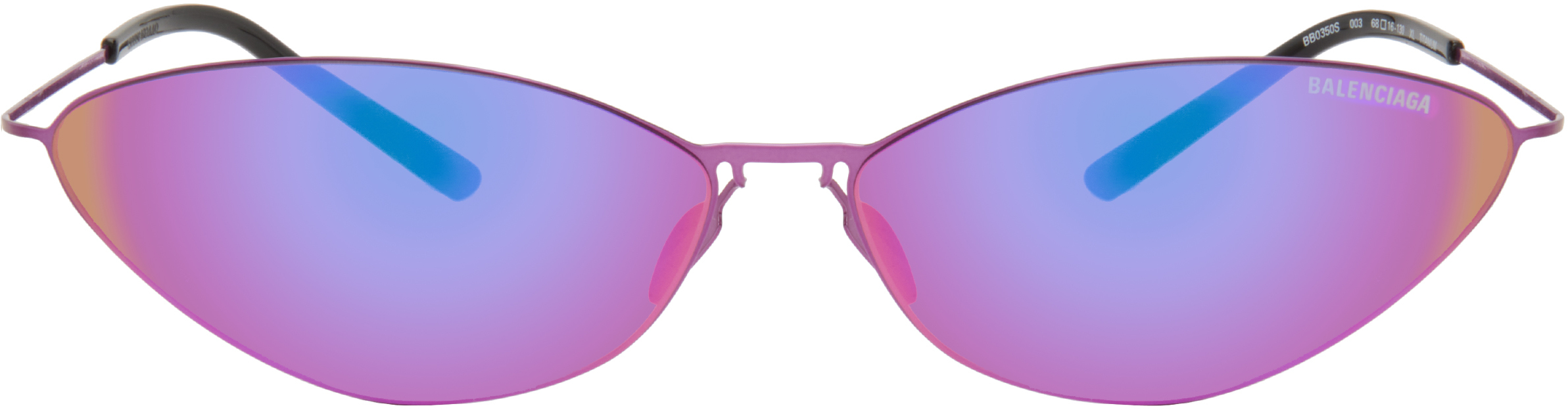 Balenciaga Purple Malibu Sunglasses