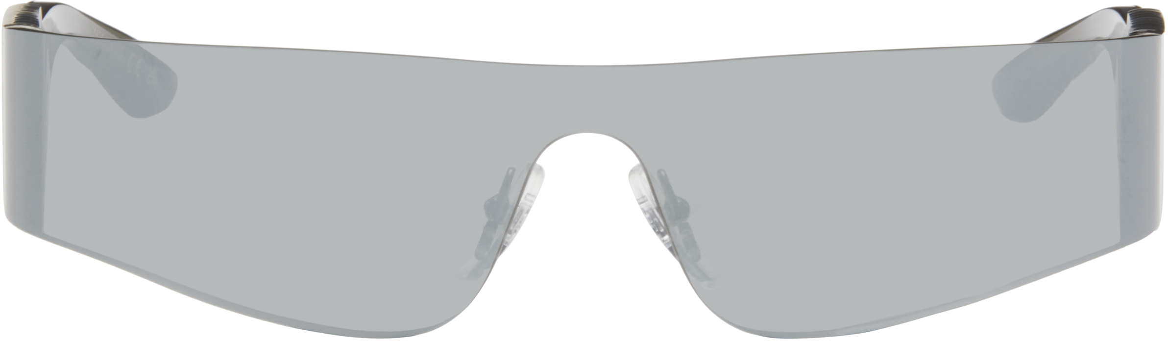 Gray Shield Sunglasses