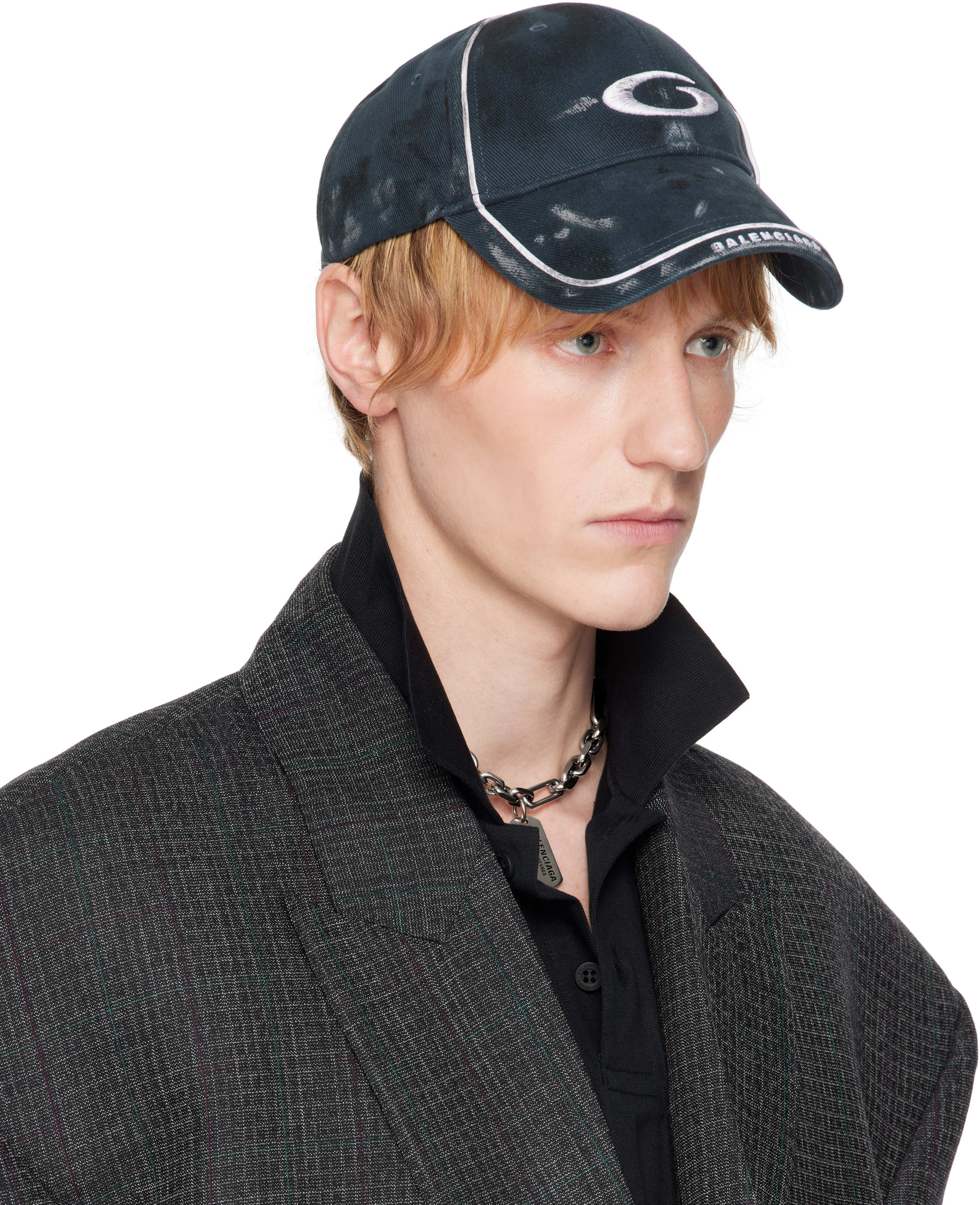 Balenciaga Blue Loop Sports Icon Cap In 4178