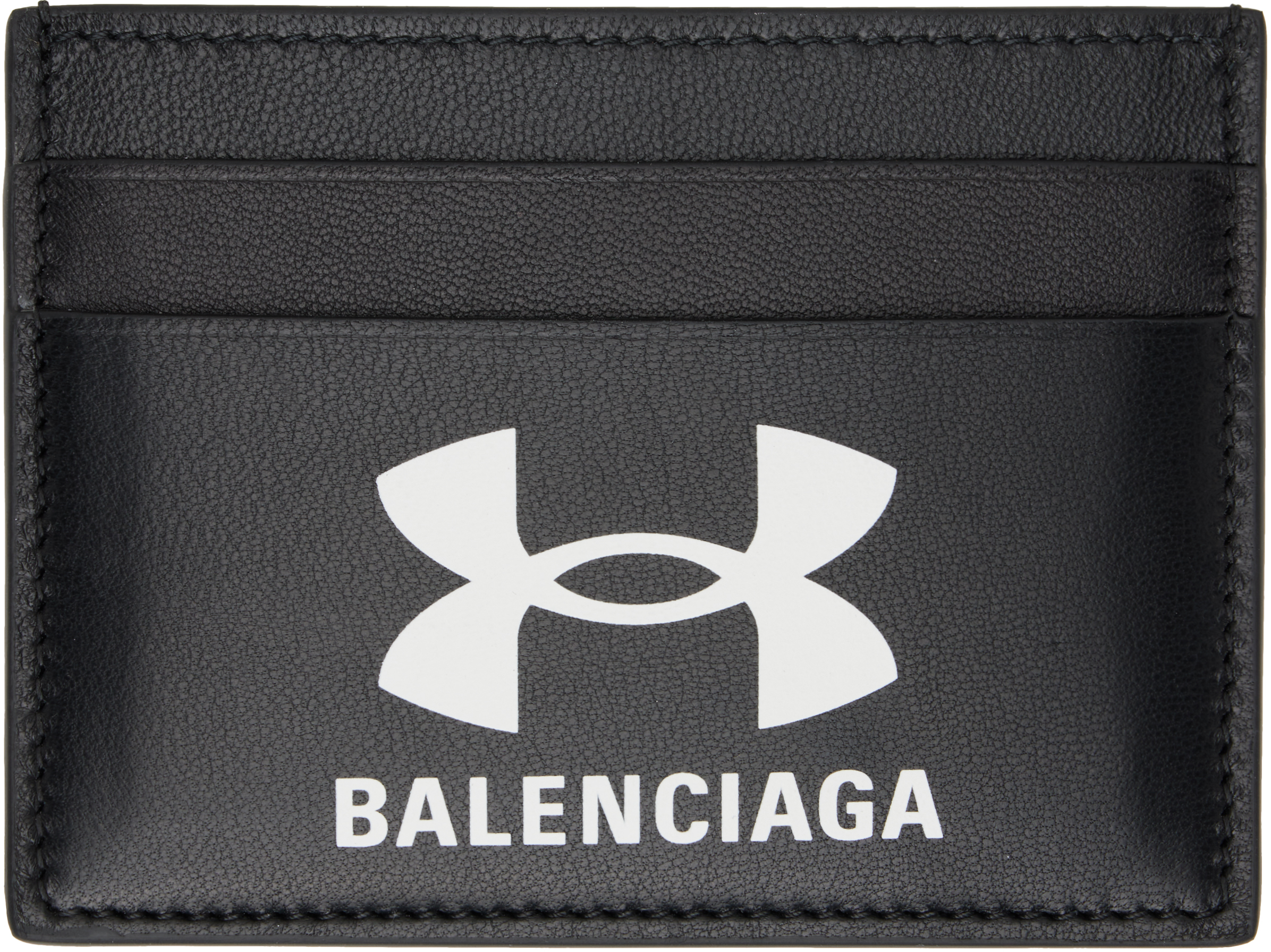 Black Under Armour Edition Lambskin Card Holder