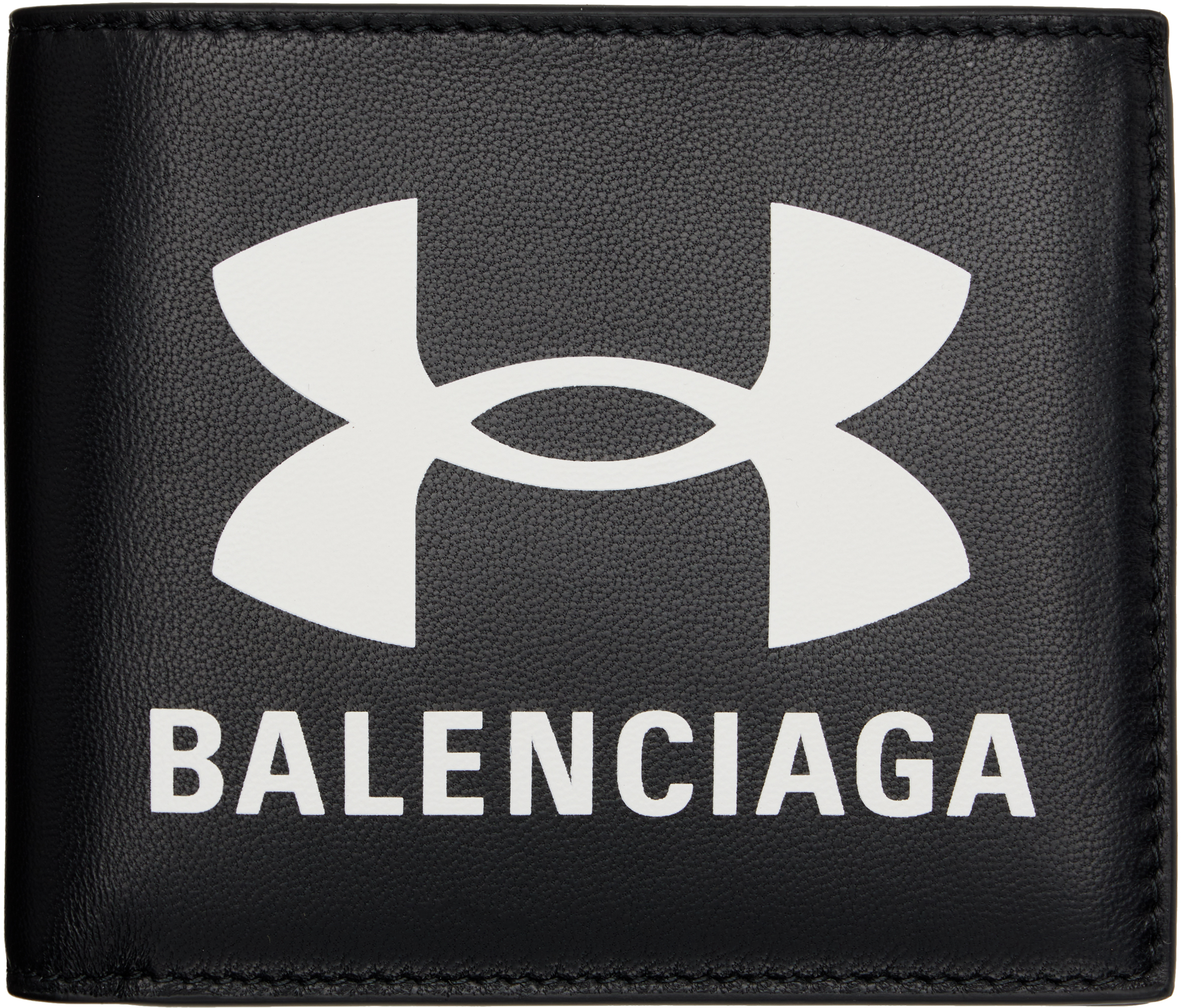 Black Under Armour Edition Square Folded Wallet by