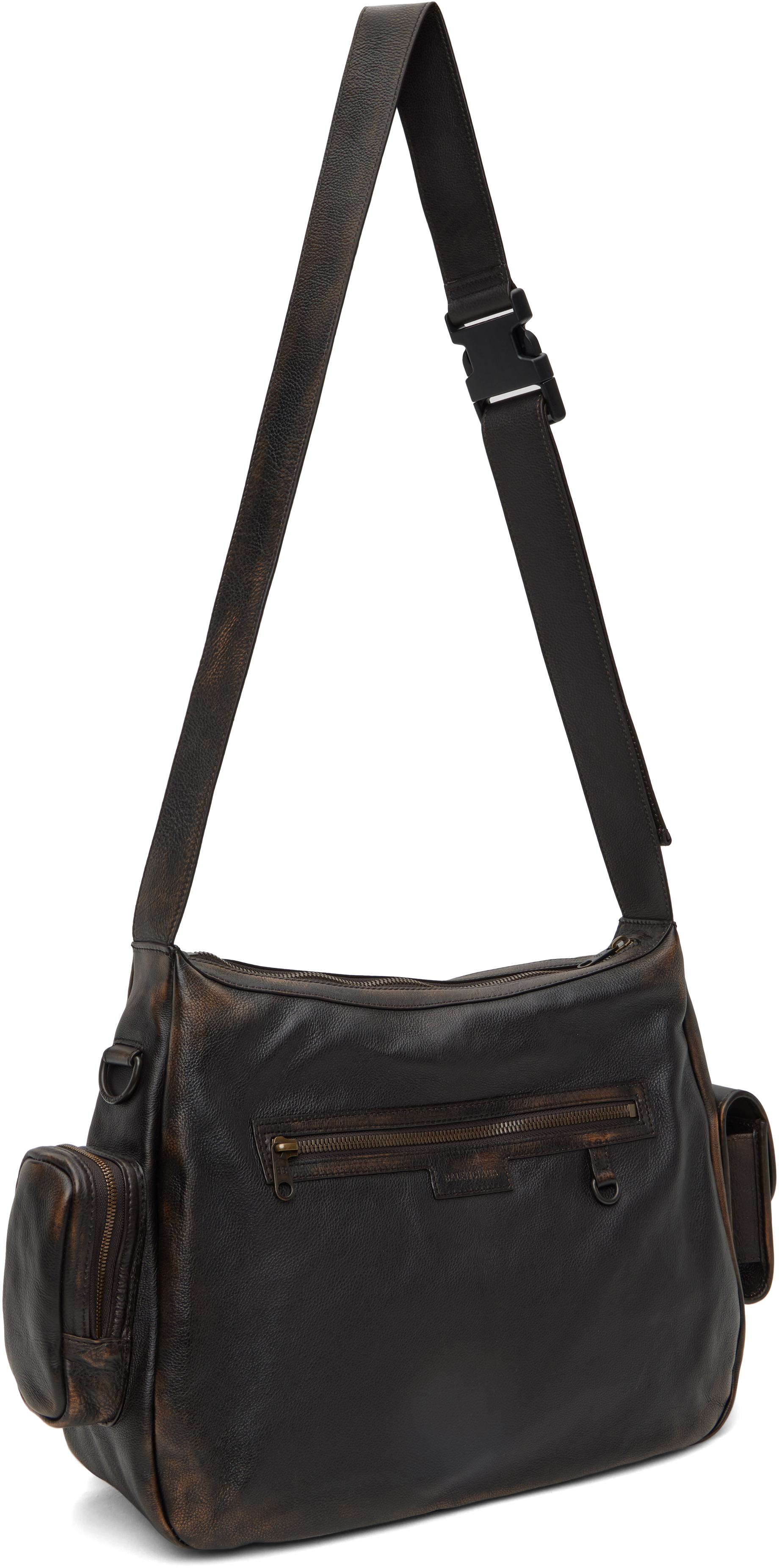 Balenciaga Brown Superbusy Messenger Bag In 9862