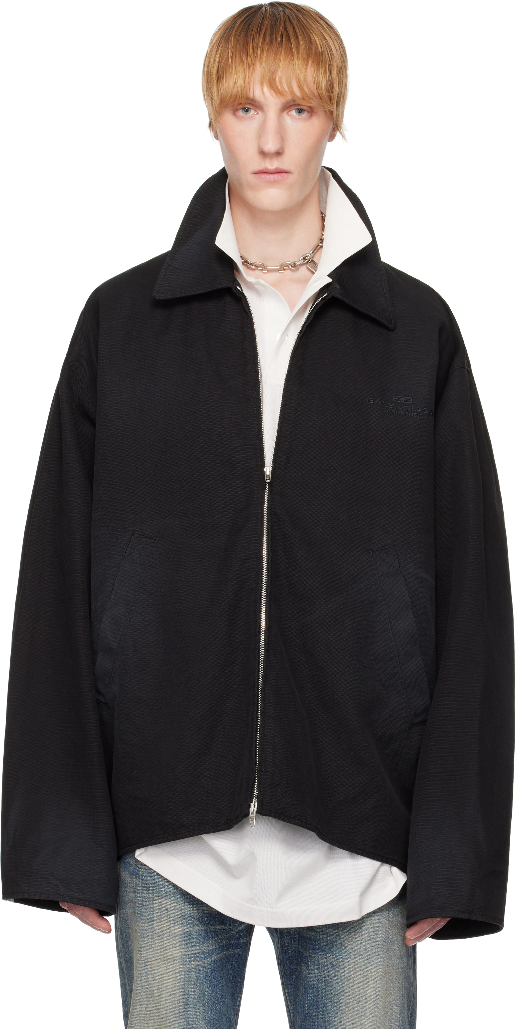 Black Zip-Up Jacket
