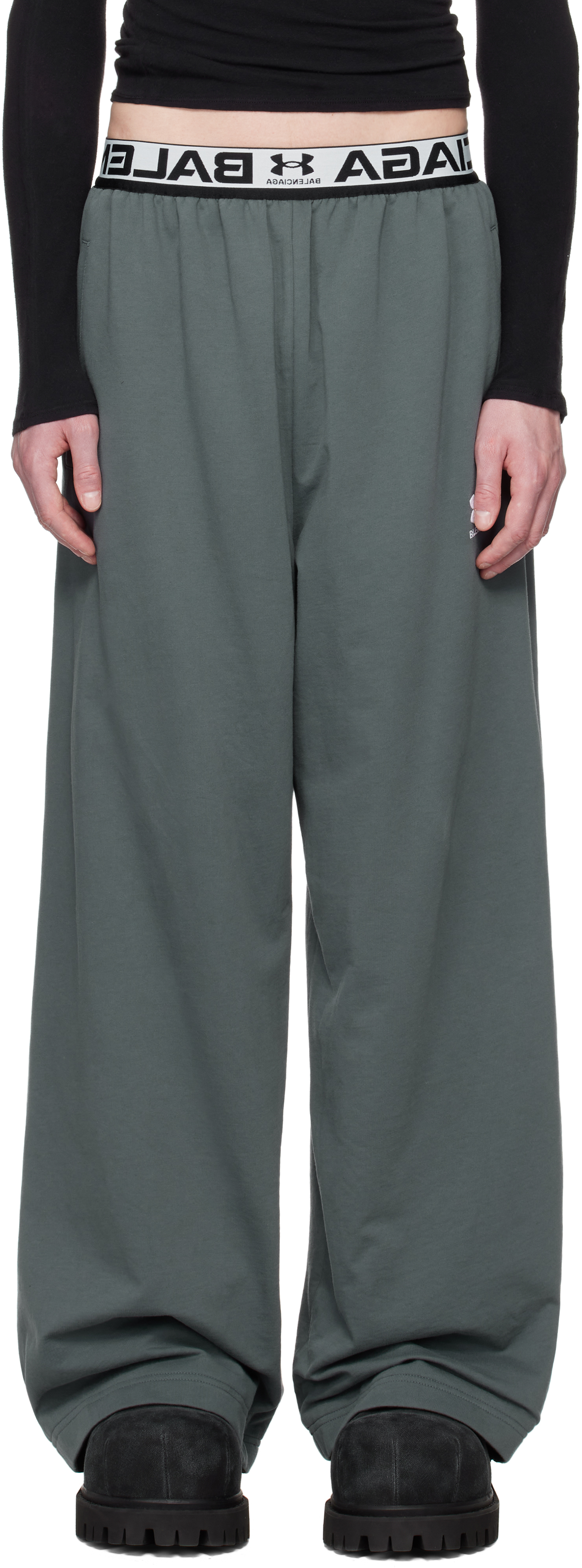 Black Under Armour Edition Layered Reversible Track Pants