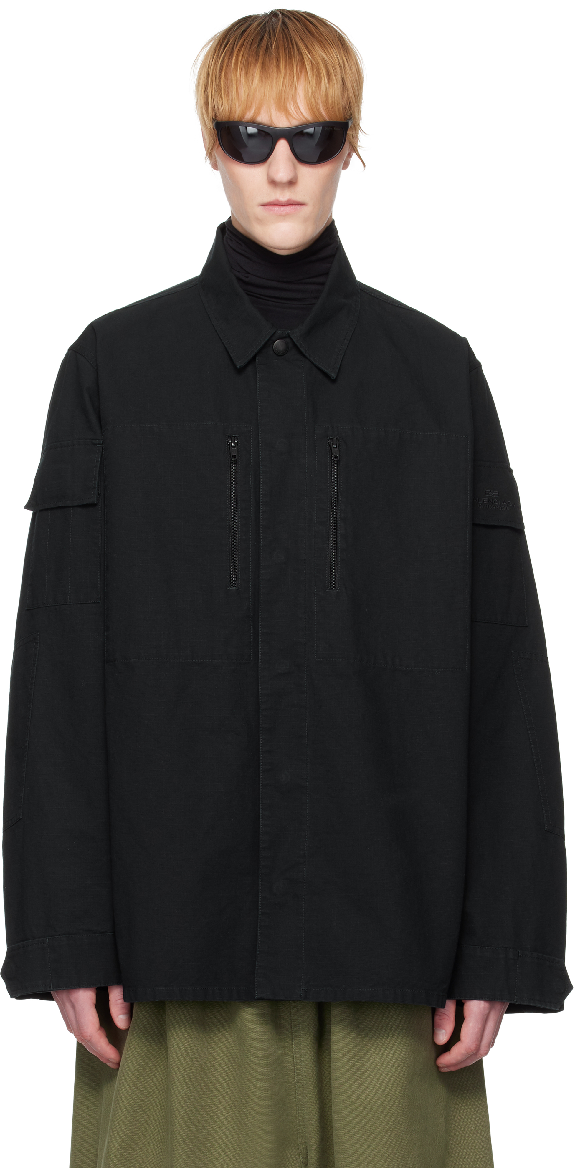 Black Military Shirt