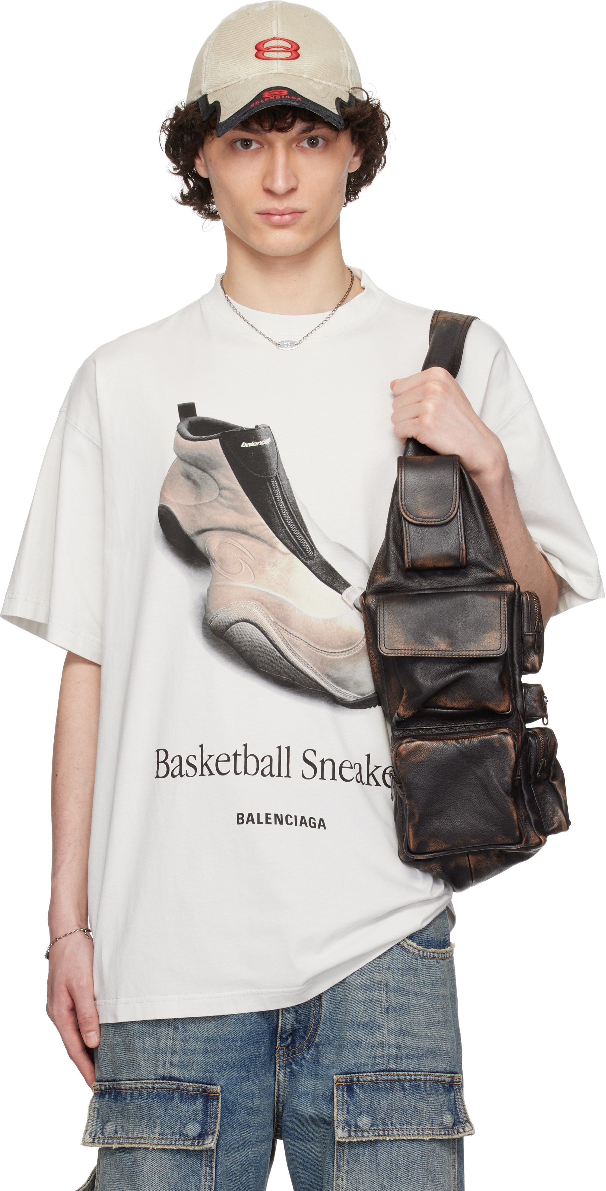 Off-White 'Basketball Sneaker' Oversized T-shirt