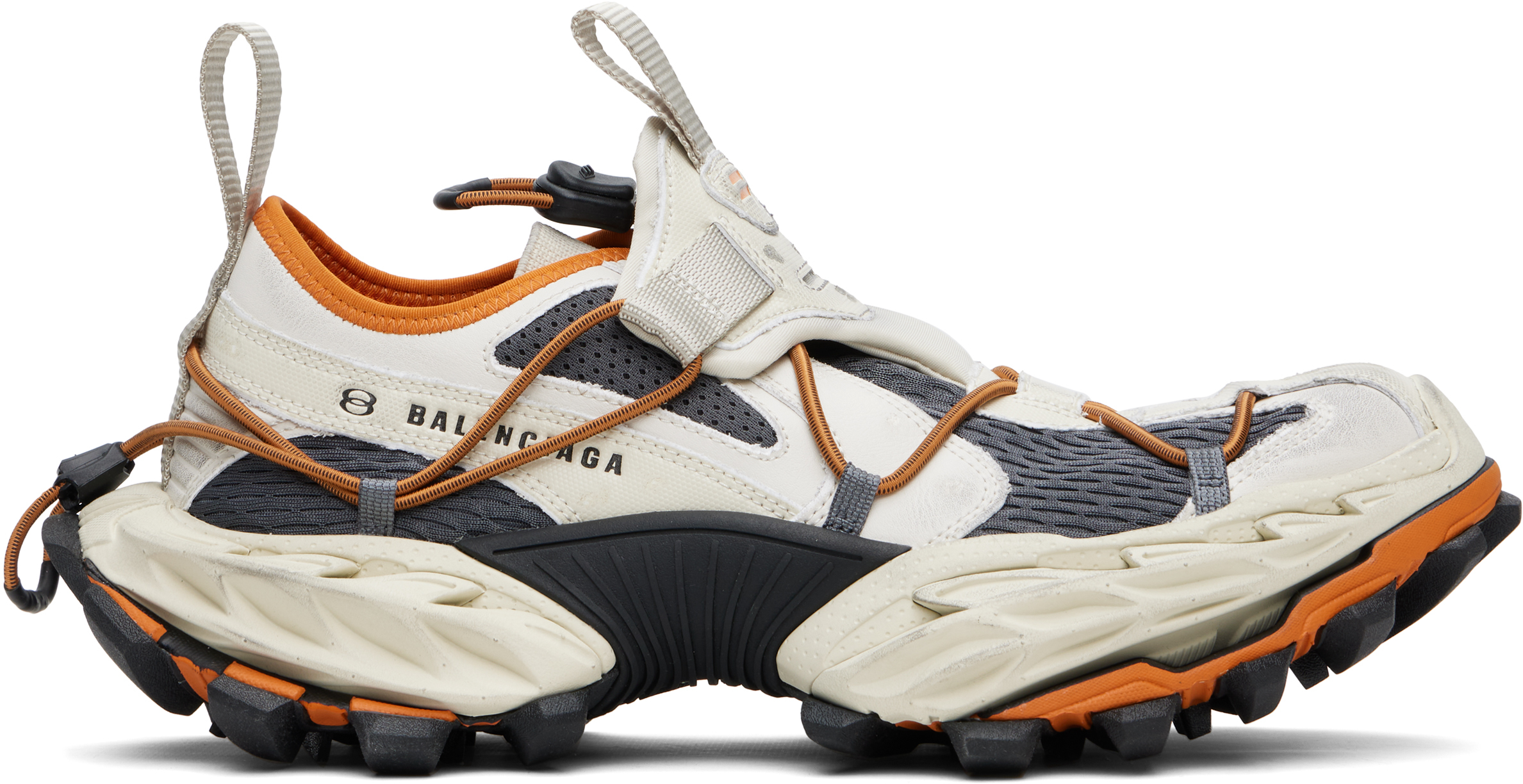 Balenciaga Multicolor Synthetic Leather And Mesh Hike Sneakers In 2070