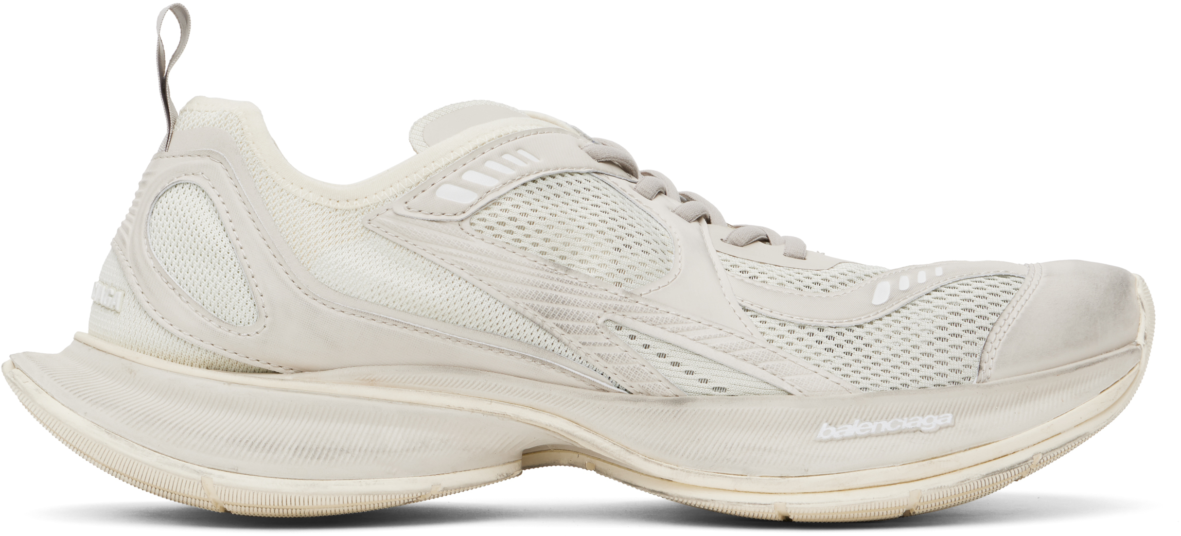 BALENCIAGA ベージュ スニーカー 人気☆関税込【BALENCIAGA】BouncerスニーカーBeige (BALENCIAGA