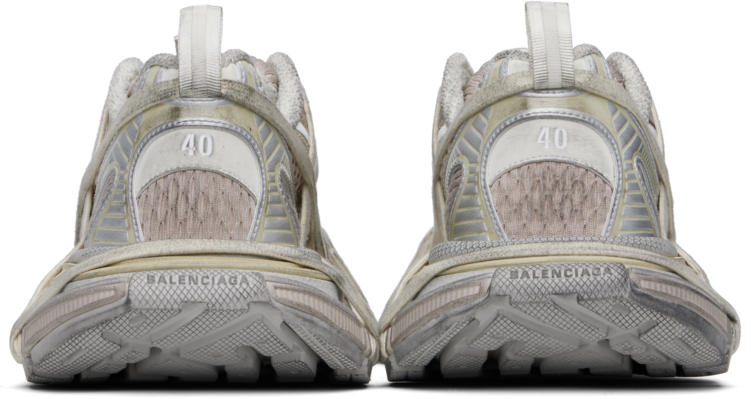 Balenciaga Men's 3xl Extreme Lace Sneakers In 9191