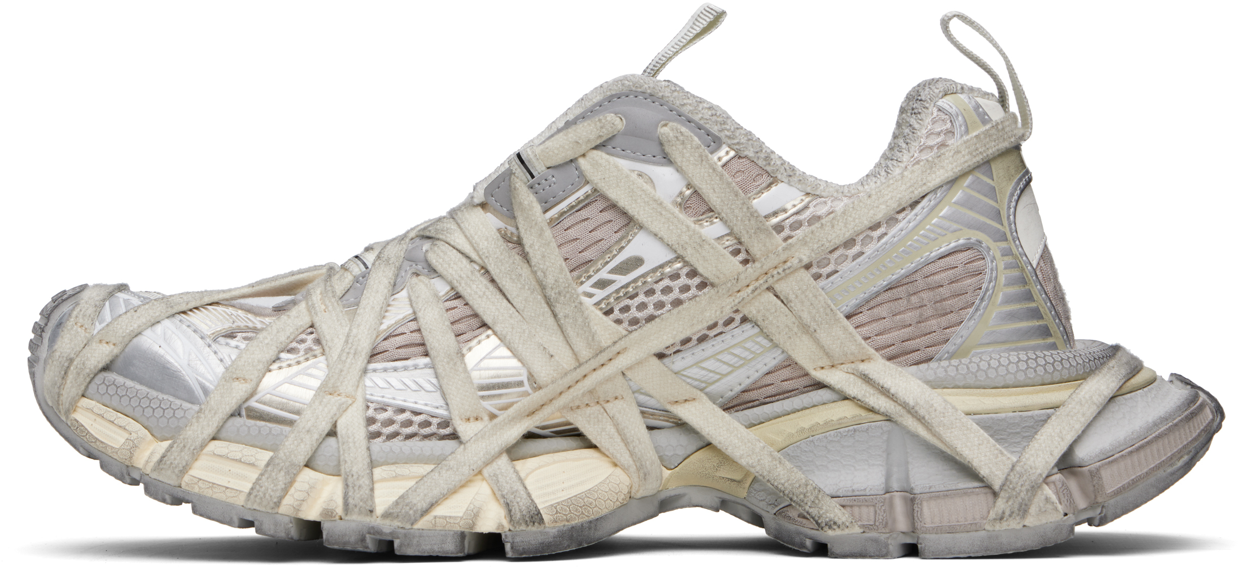 Balenciaga Men's 3xl Extreme Lace Sneakers In 9191