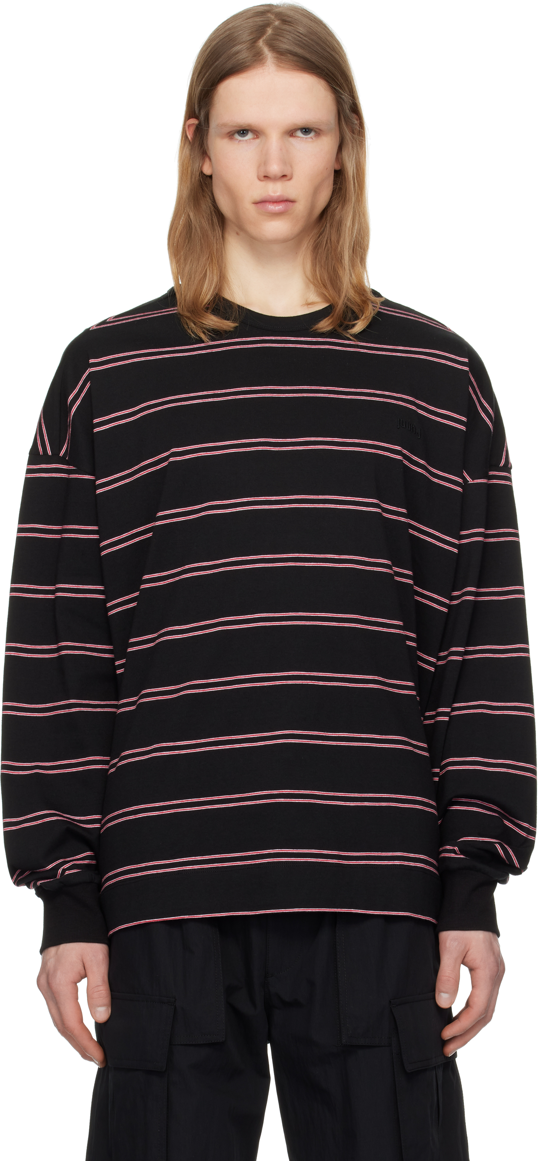 【関税込み】Juun.J ピンク サイドジッパー Tシャツ Juun.j t-shirts for Men | SSENSE