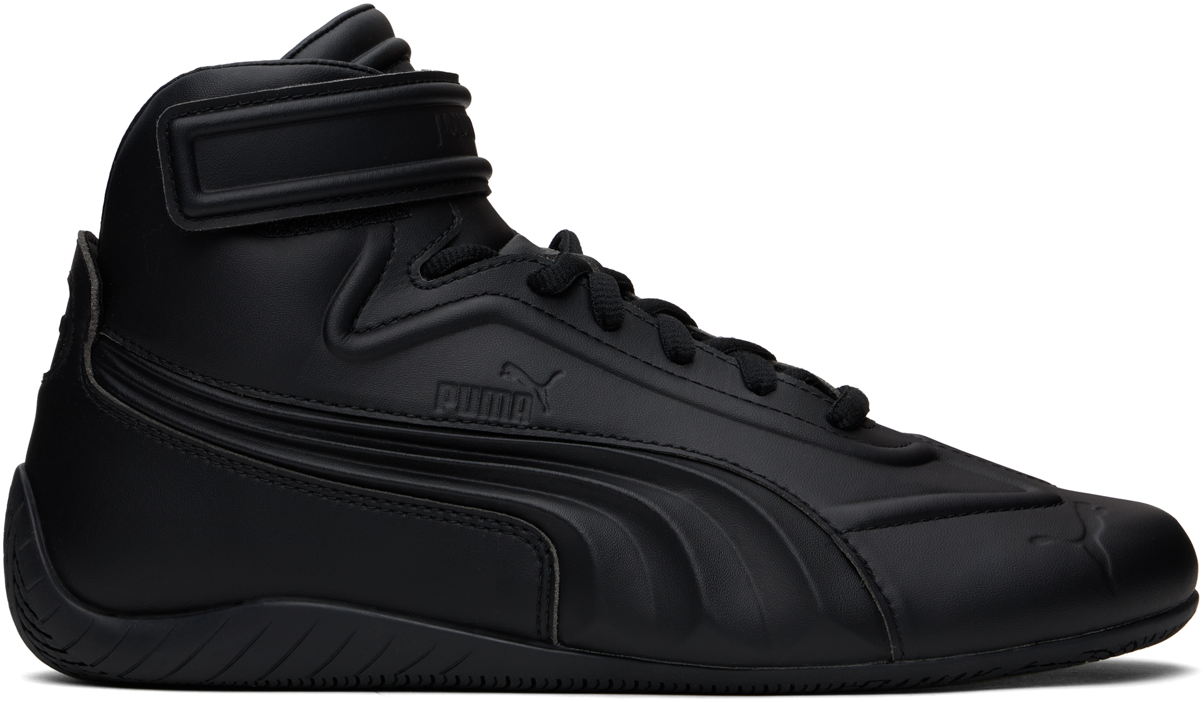 Juun. J Black PUMA Edition Speedcat Mid Sneakers