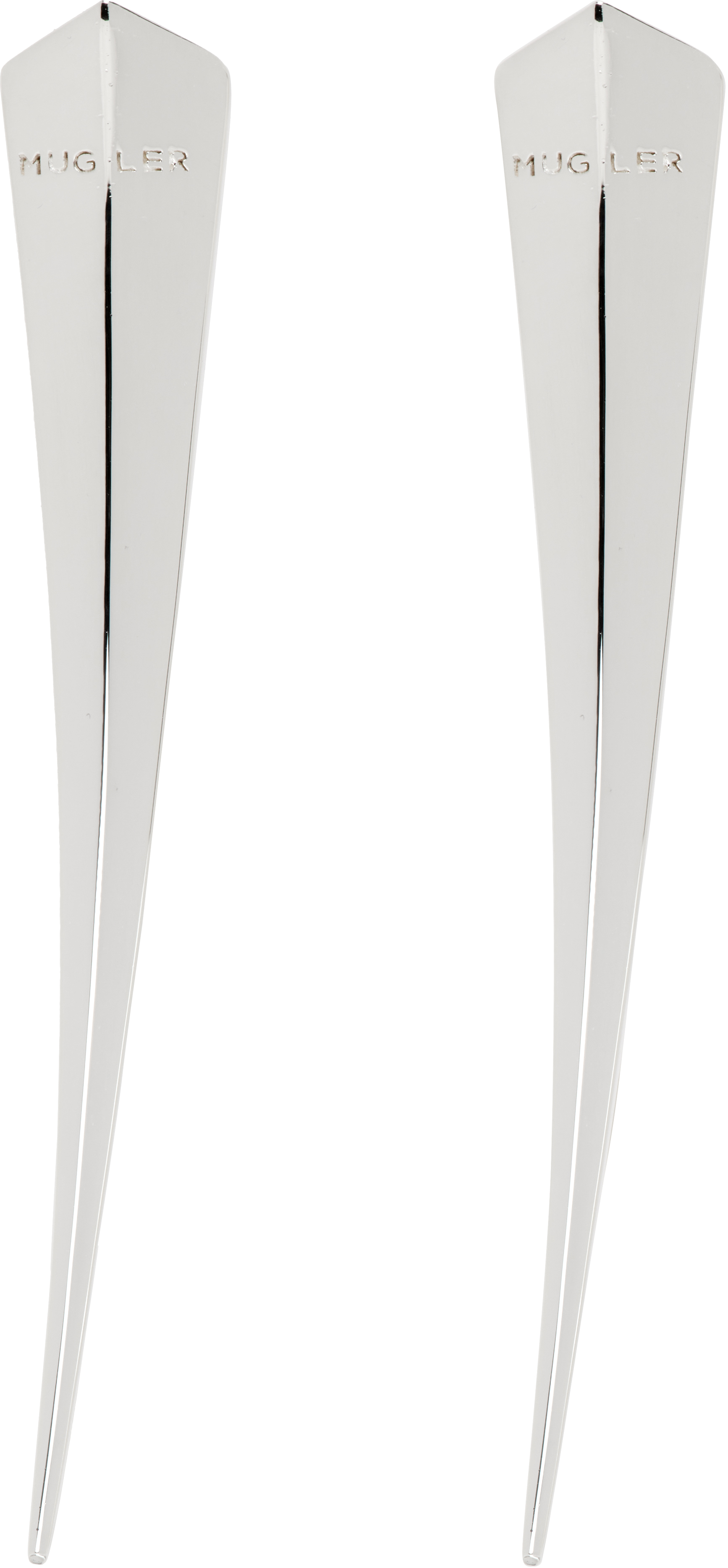 Engraved-Logo Earrings