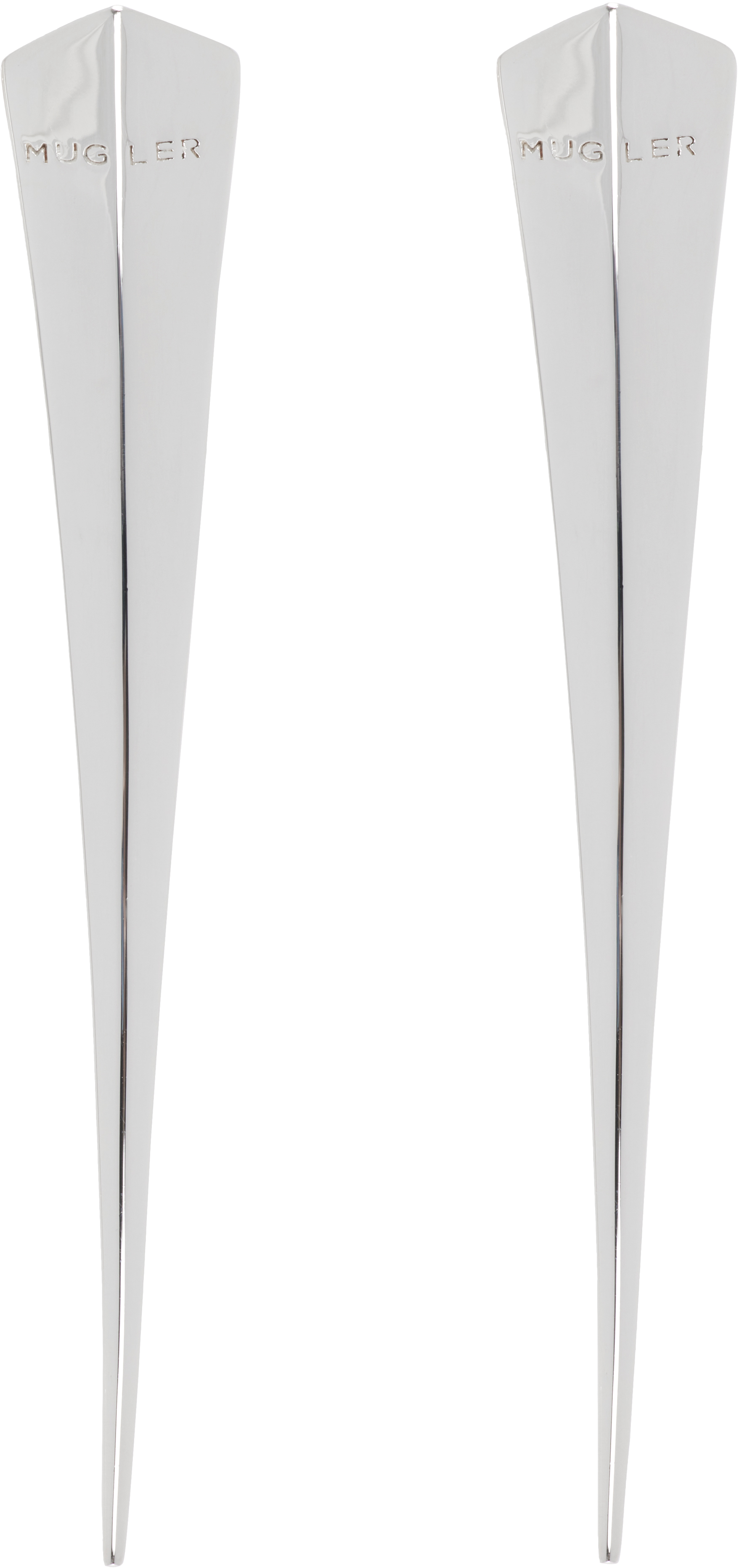 Engraved-Logo Earrings