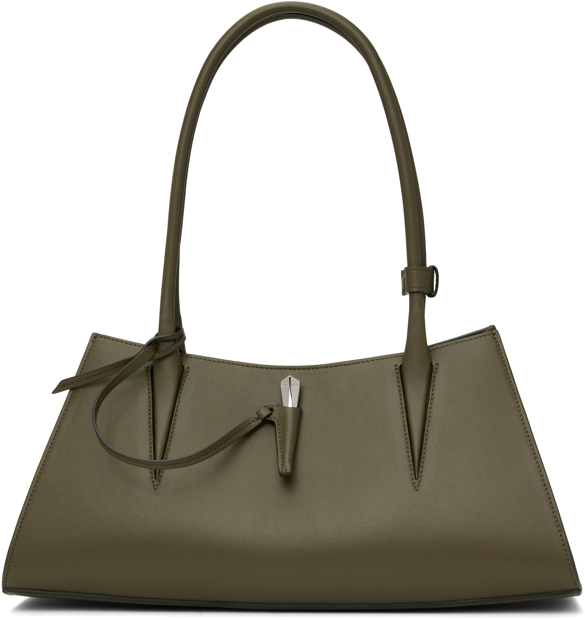 [Mugler] ミュグレー ショルダーバッグ Shoulder Bag Mugler Leather spiral curve shoulder bag | The Fashion Square