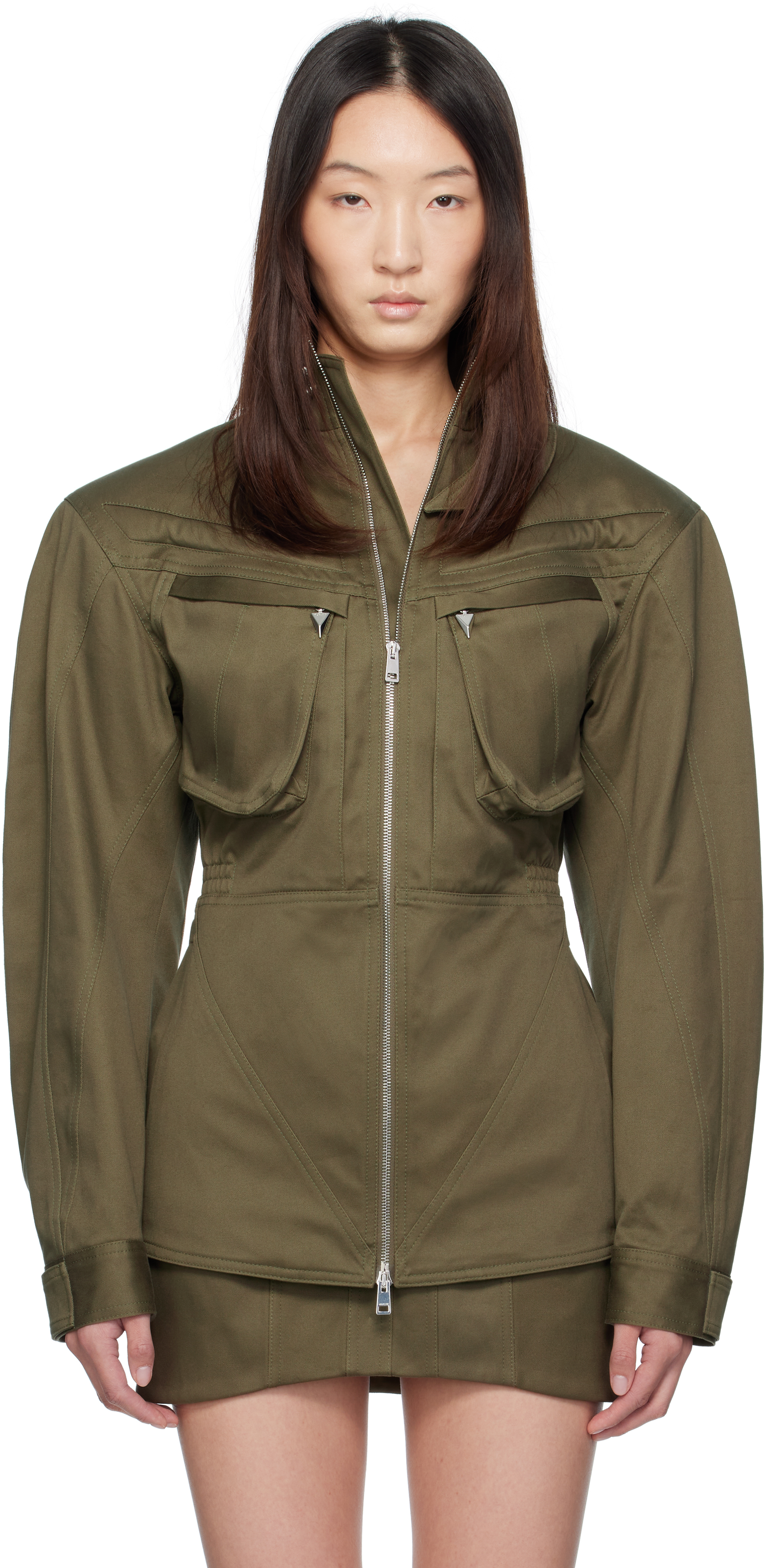 Khaki Cargo Jacket