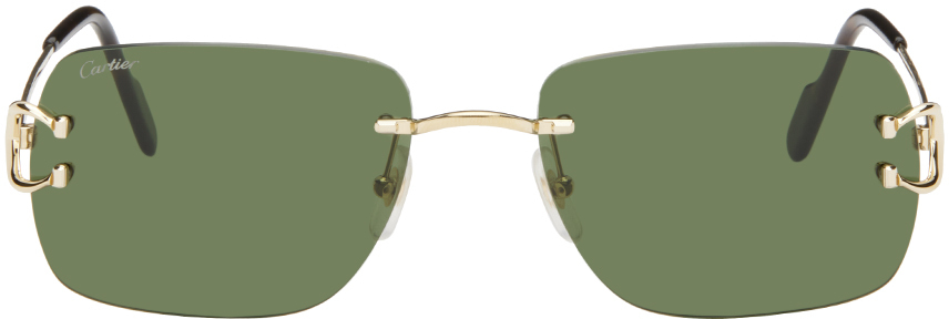 Gold 'C De Cartier' Sunglasses