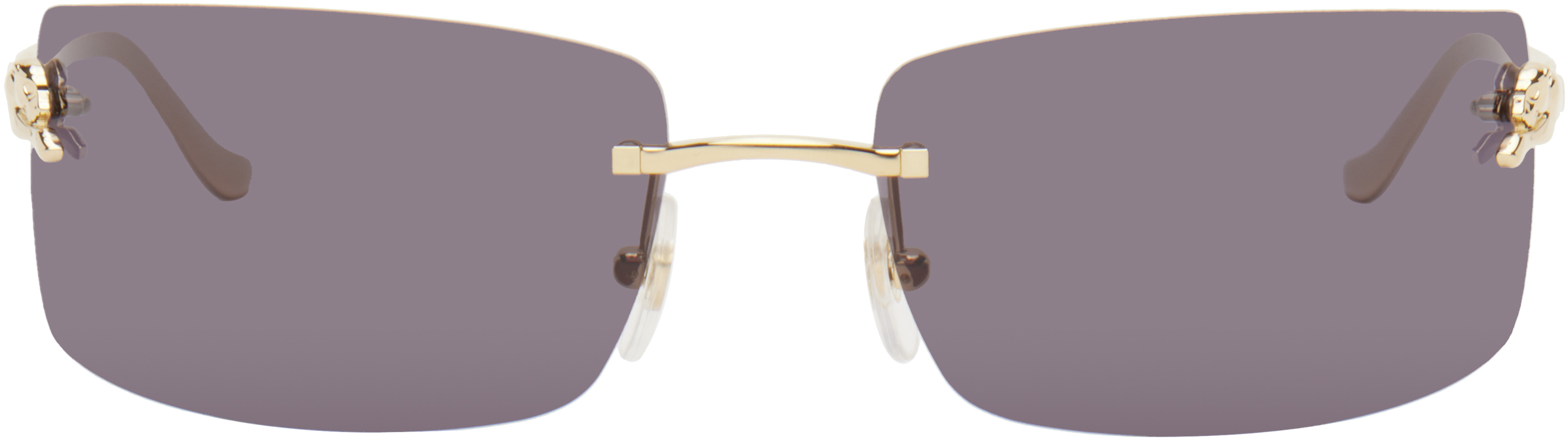 Gold 
Panthère de Cartier
 Sunglasses