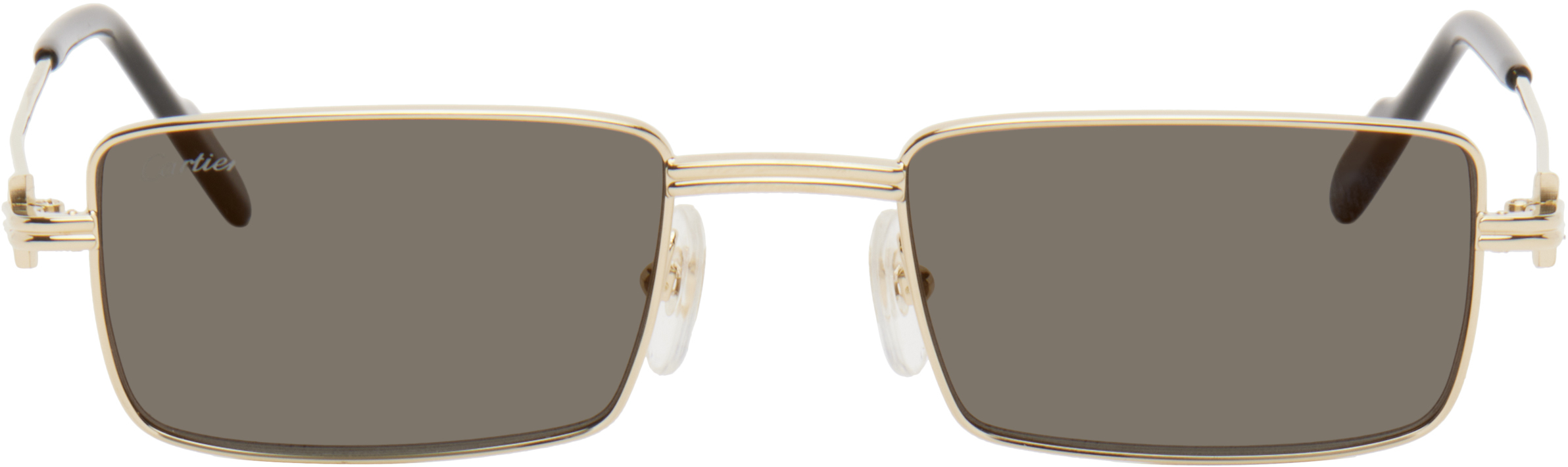 Gold 'Première de Cartier' Sunglasses