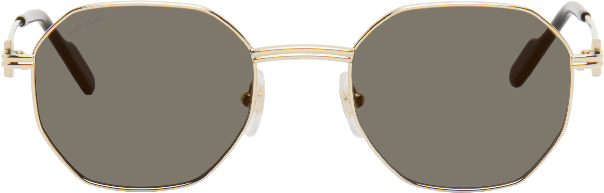 Gold 'Première de Cartier' Sunglasses