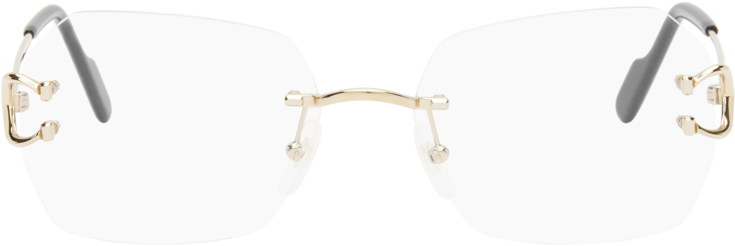 Gold 'Signature C de Cartier' Sunglasses