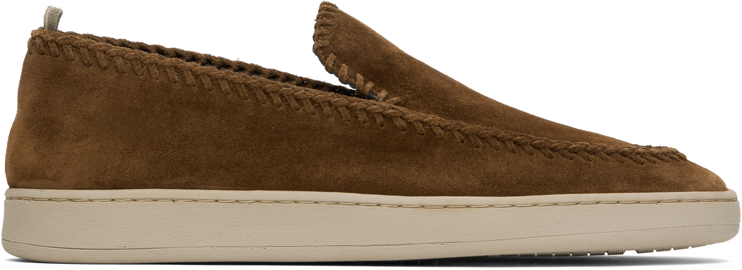 Officine Creativeのブラウン Herbie 011 スリッポンがセール中